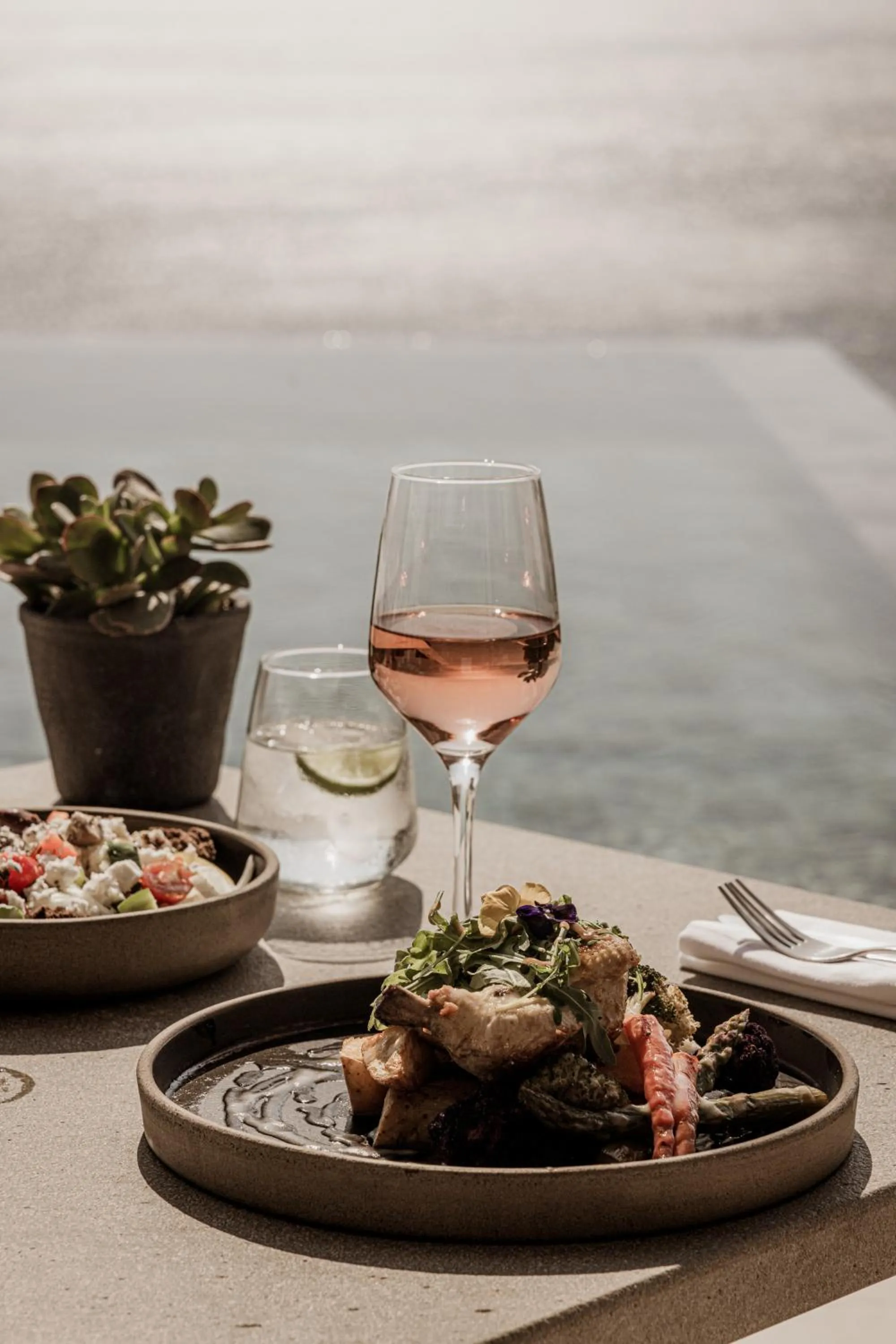 Food and drinks in Enigma Mykonos Hideaway Suites