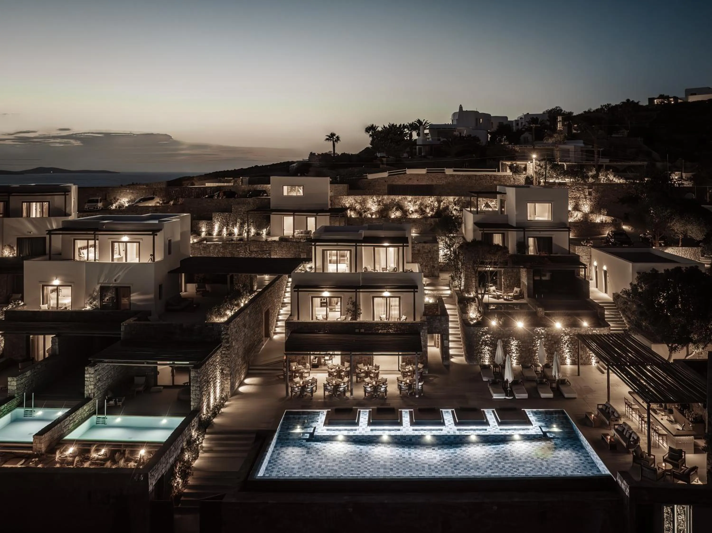 Property building in Enigma Mykonos Hideaway Suites