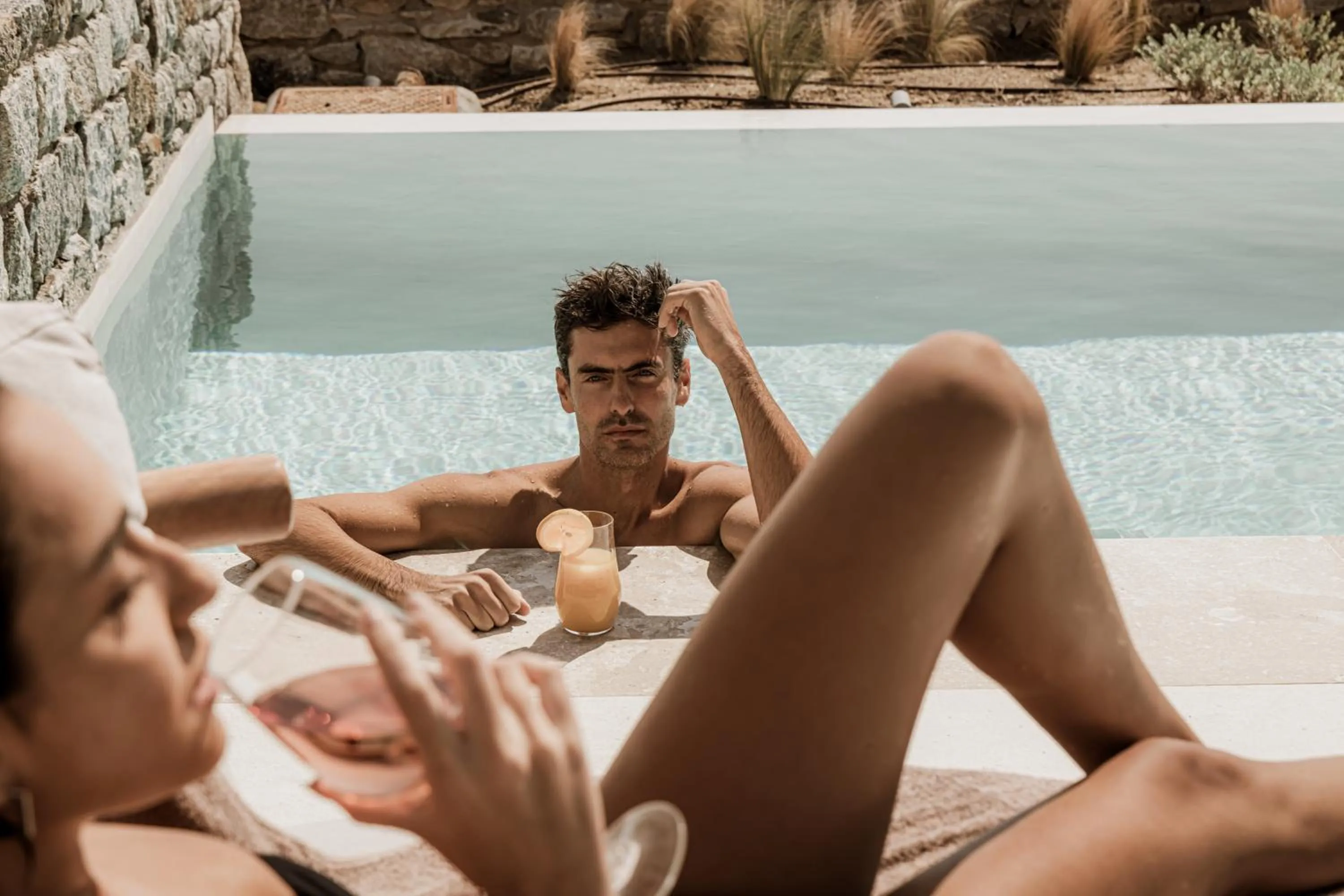 People in Enigma Mykonos Hideaway Suites