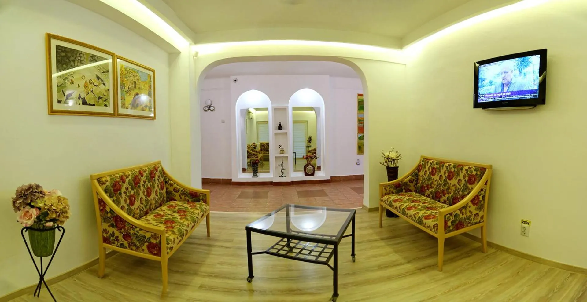 Seating area in Hotel Albatros