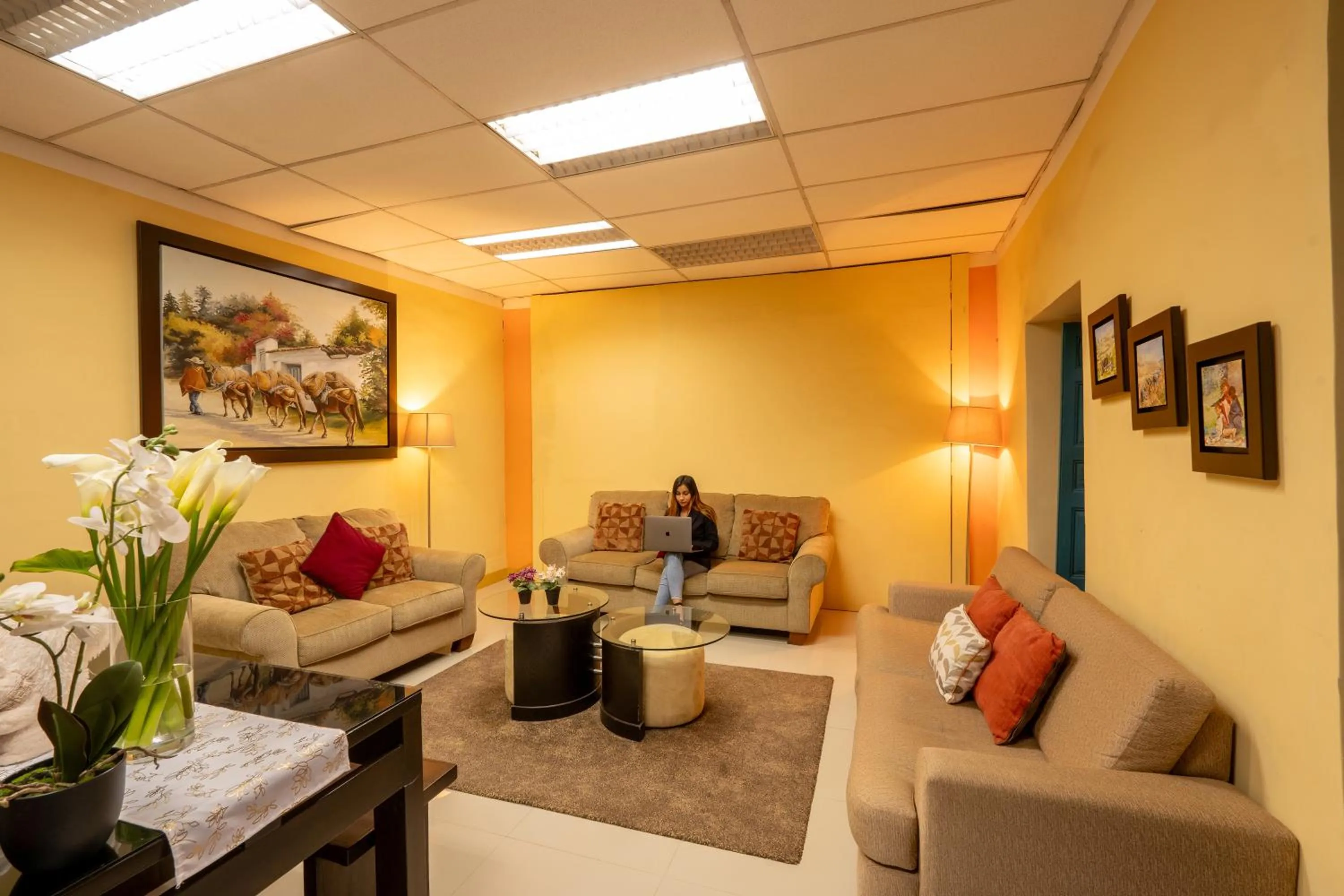 Living room in Posada del Arriero -Hotel