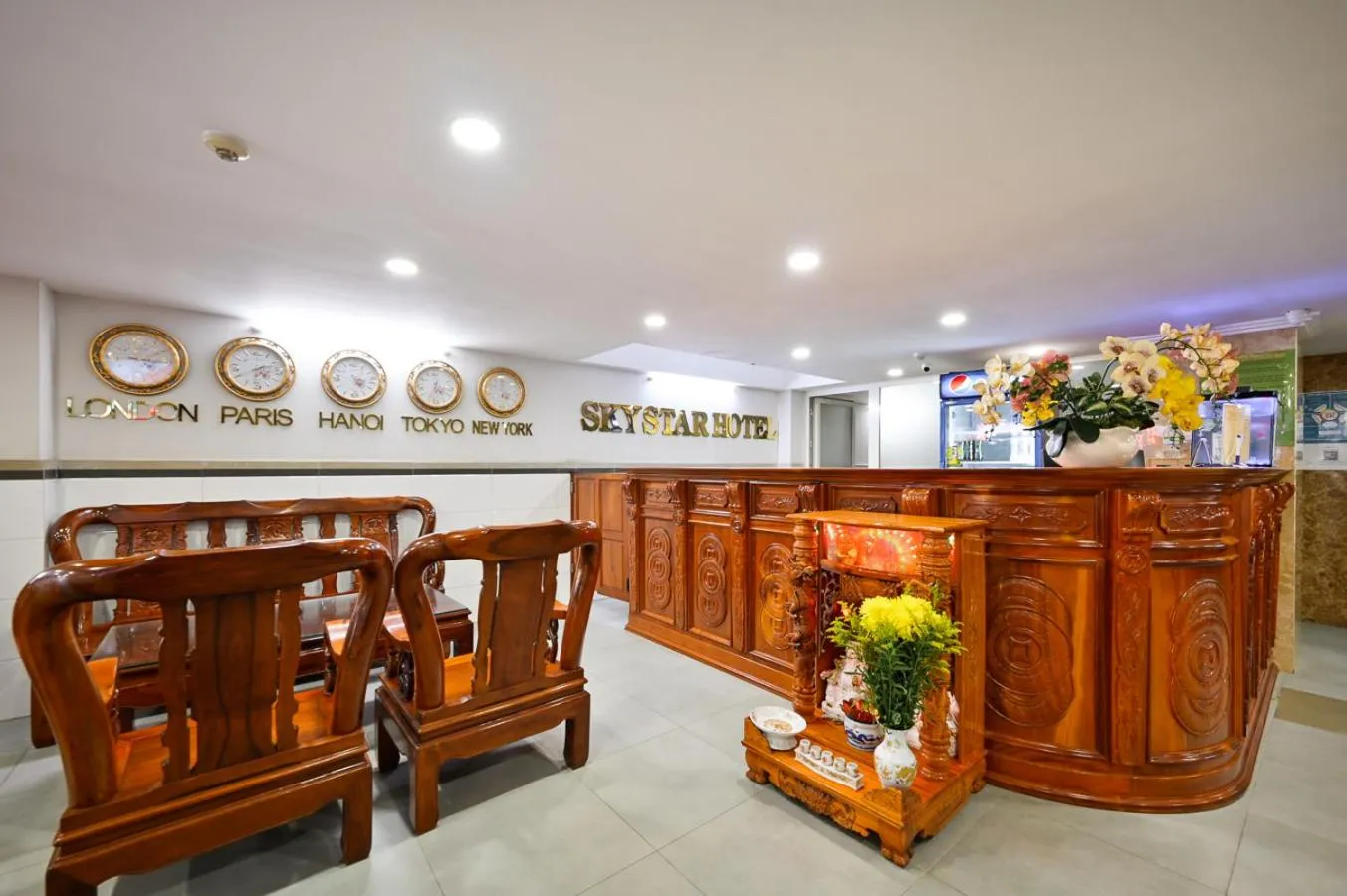 Living room in Sky Star Hotel