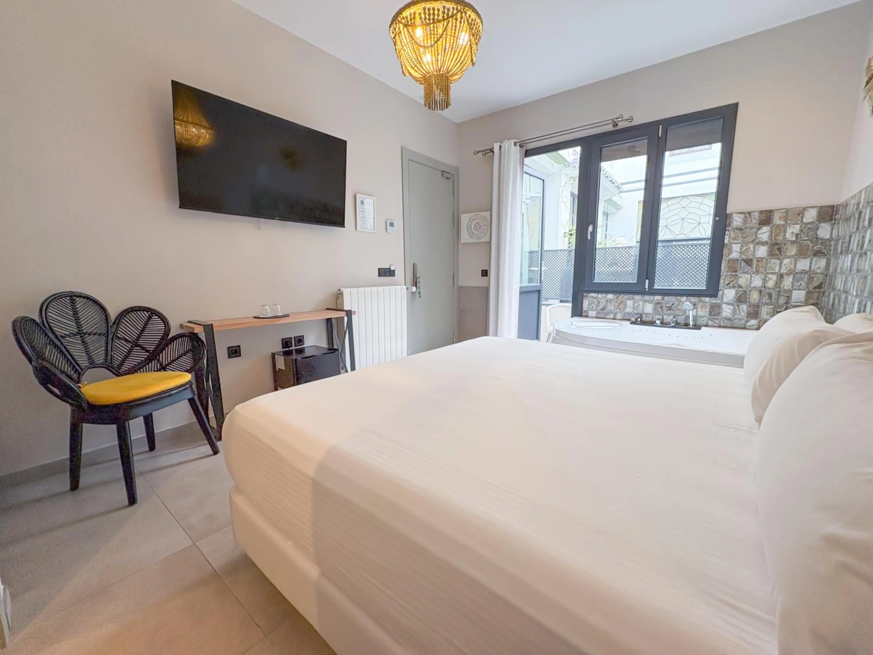 Bed in Akla Hotel Badajoz