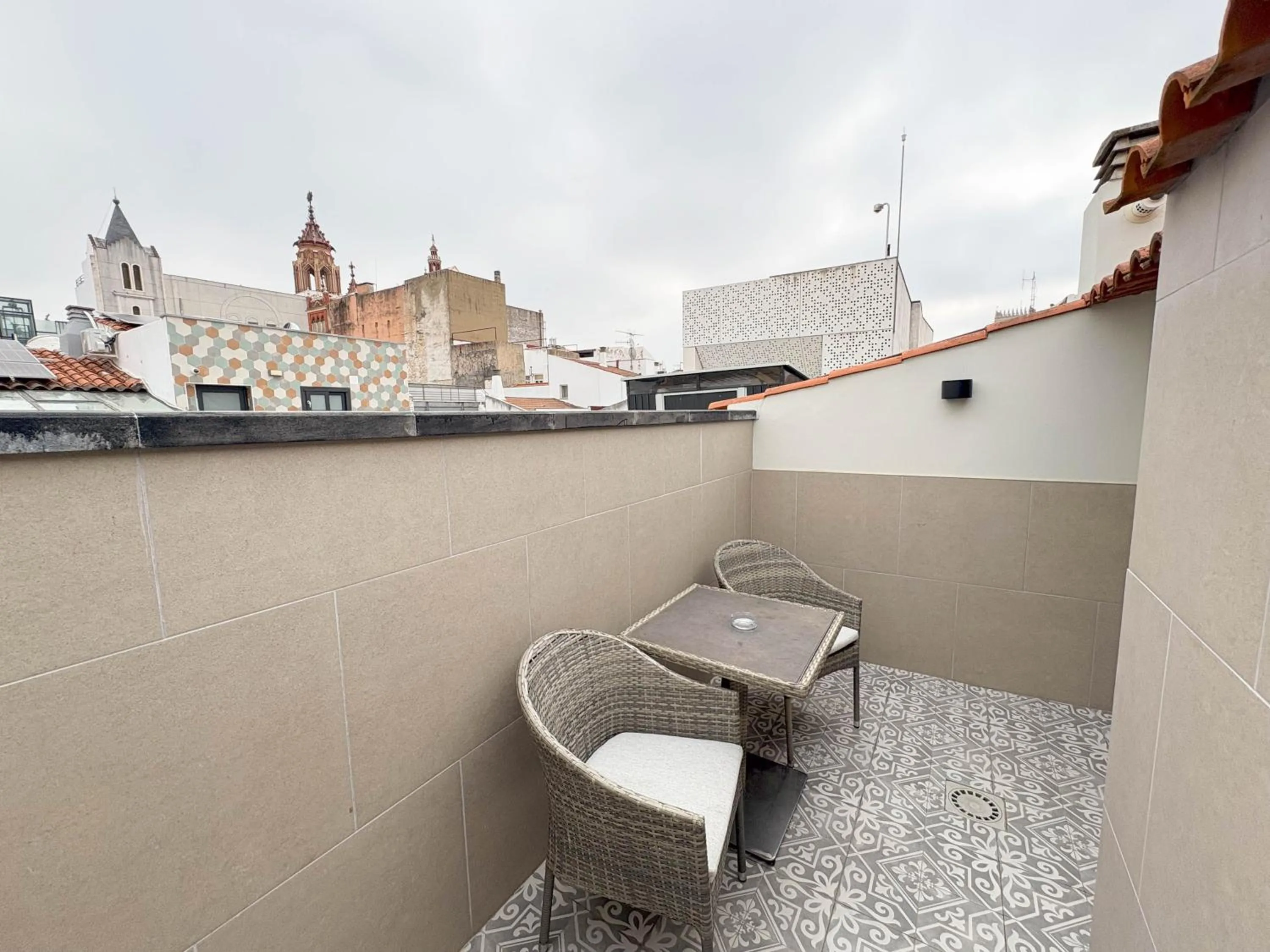 Balcony/Terrace in Akla Hotel Badajoz
