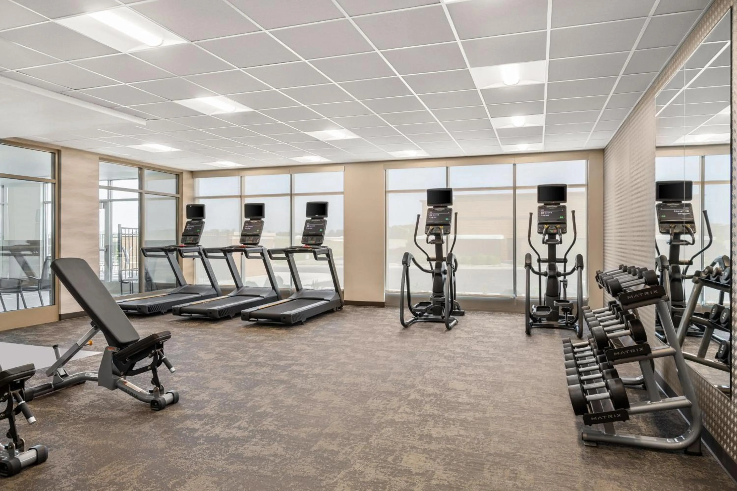 Fitness centre/facilities in Fairfield by Marriott Inn & Suites Baraboo