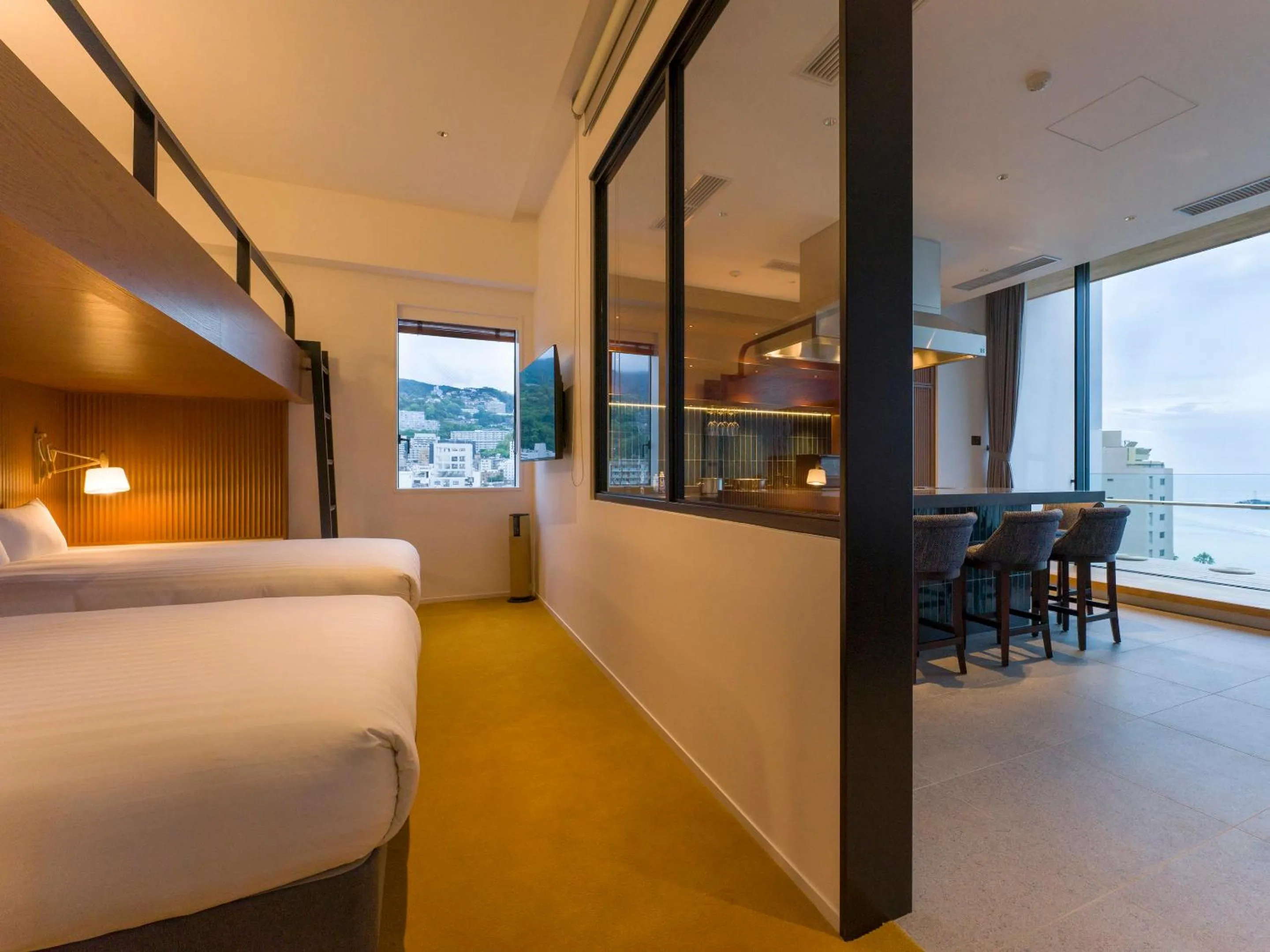 View (from property/room), Bed in Rakuten STAY Atami