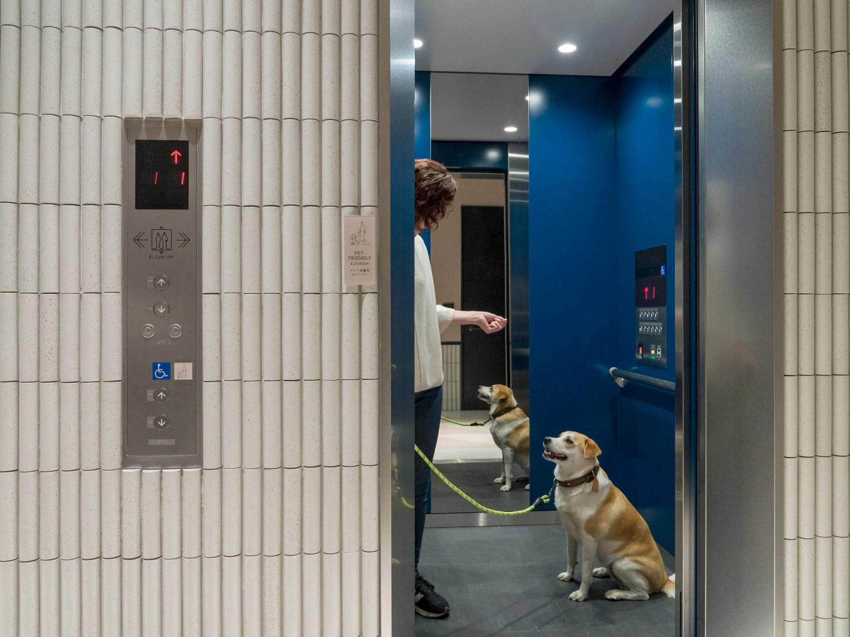 elevator in Rakuten STAY Atami