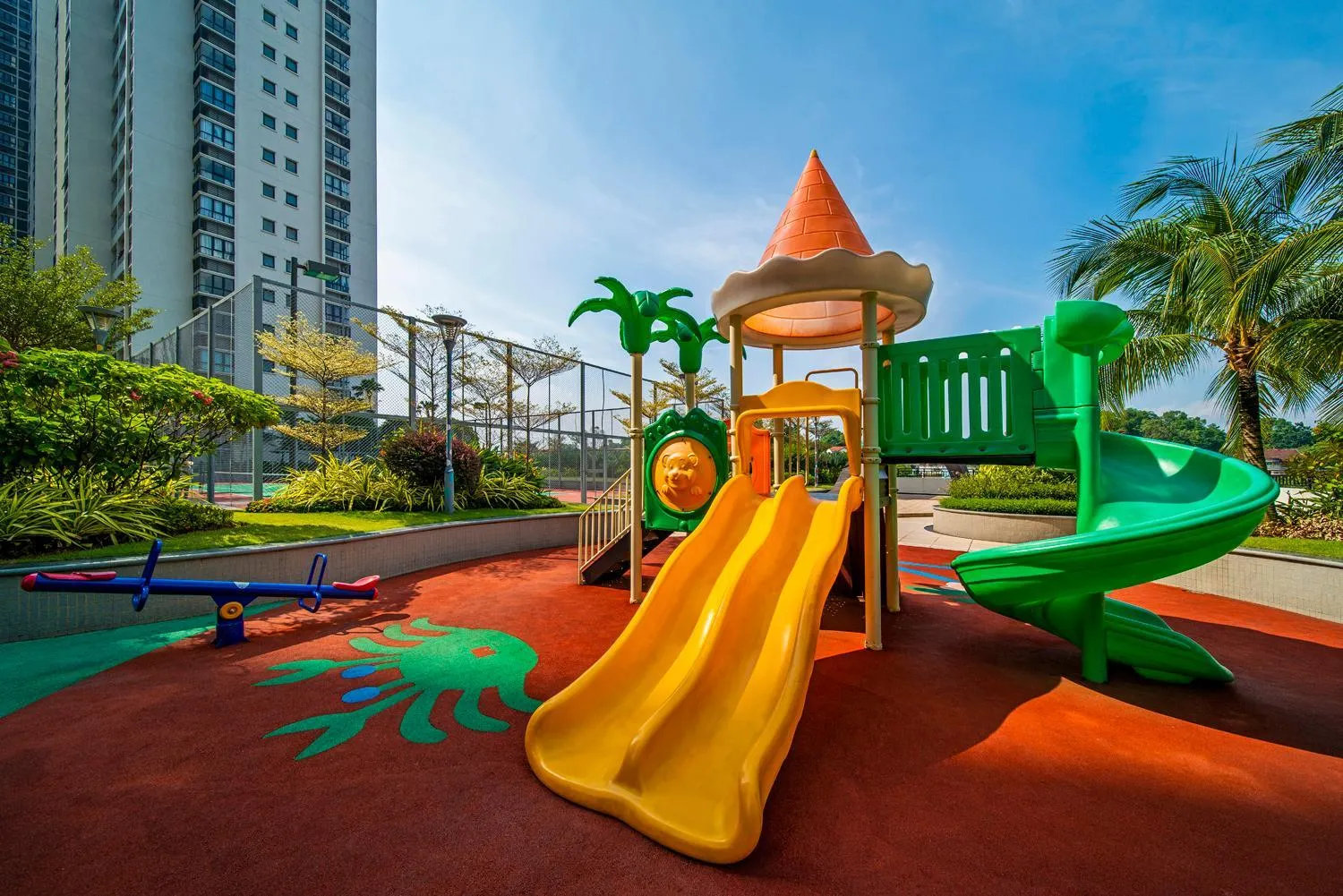 Children play ground, Children's Play Area in Sea View Country Garden Danga bay by Neo Suites