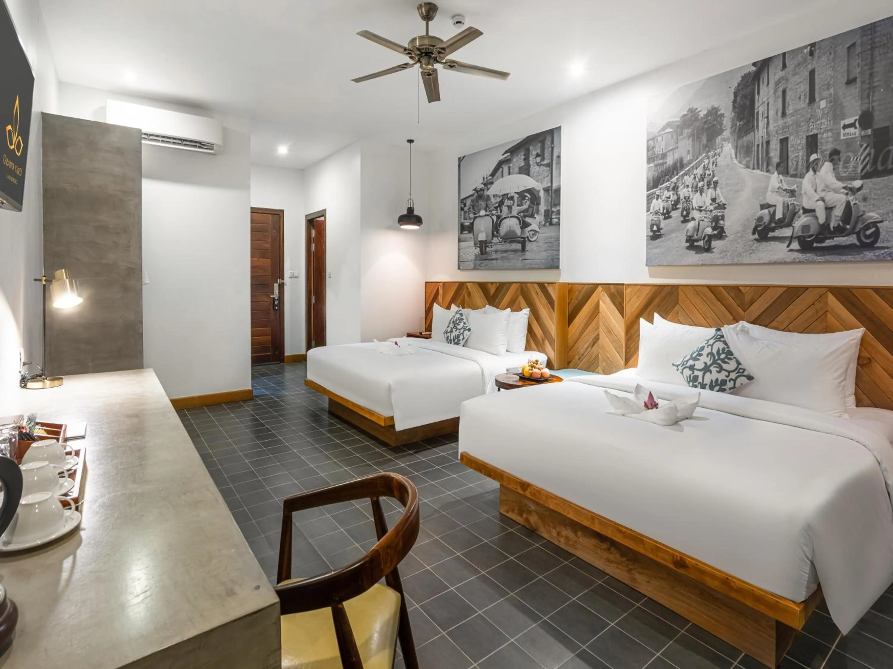 Bed in Grand Yard La Residence