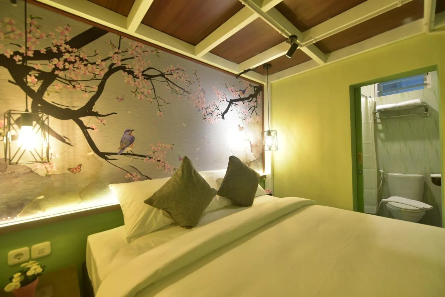 Bed in Hotel Irian Surabaya