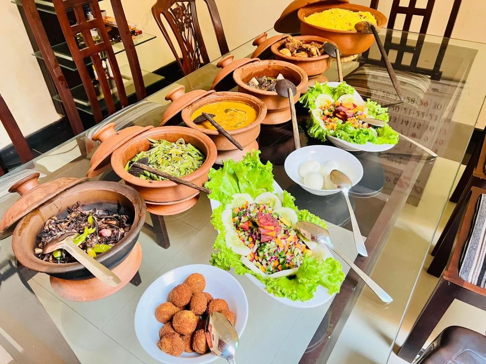 Food in Eco Resort Kandy