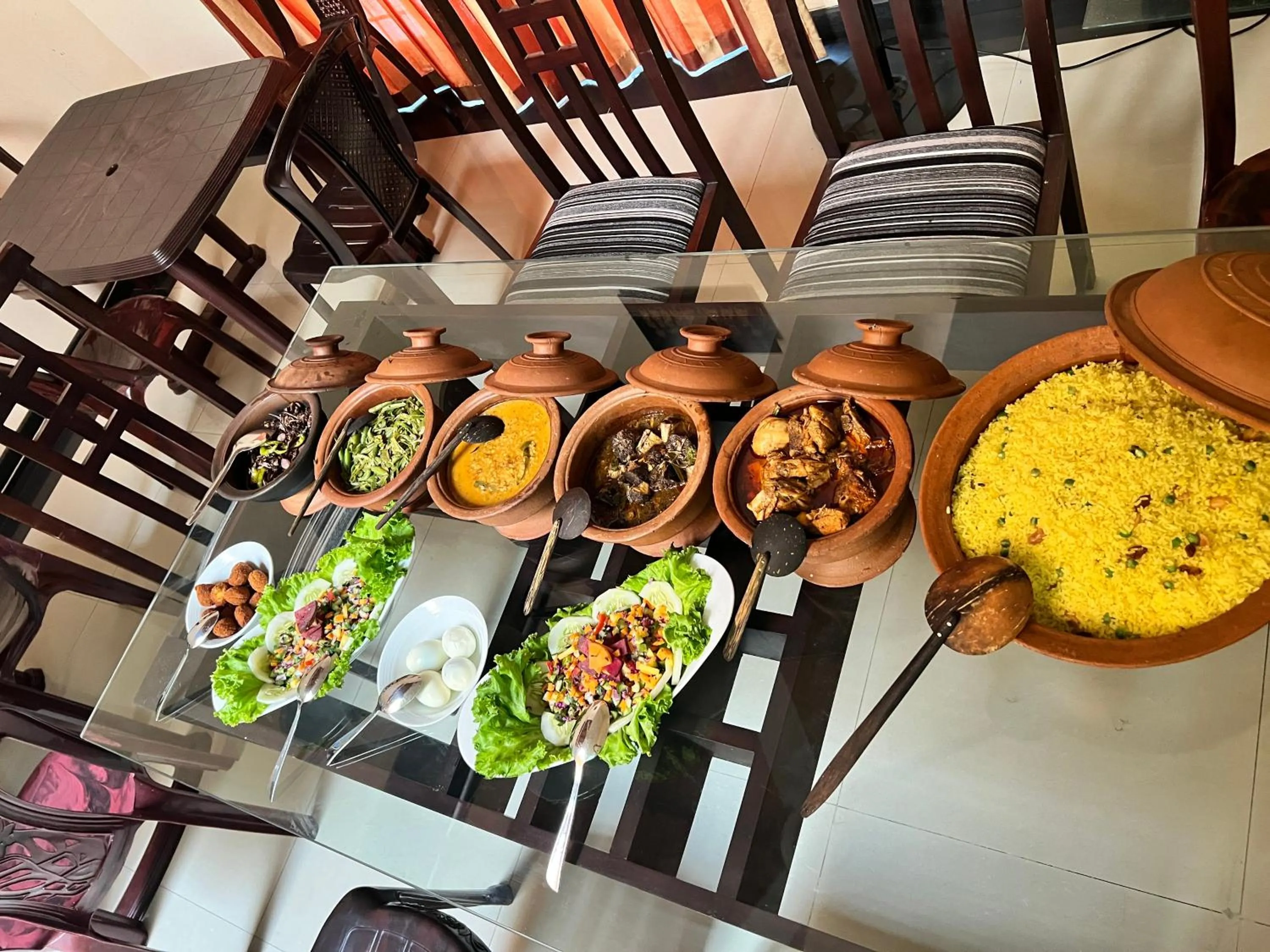 Breakfast in Eco Resort Kandy