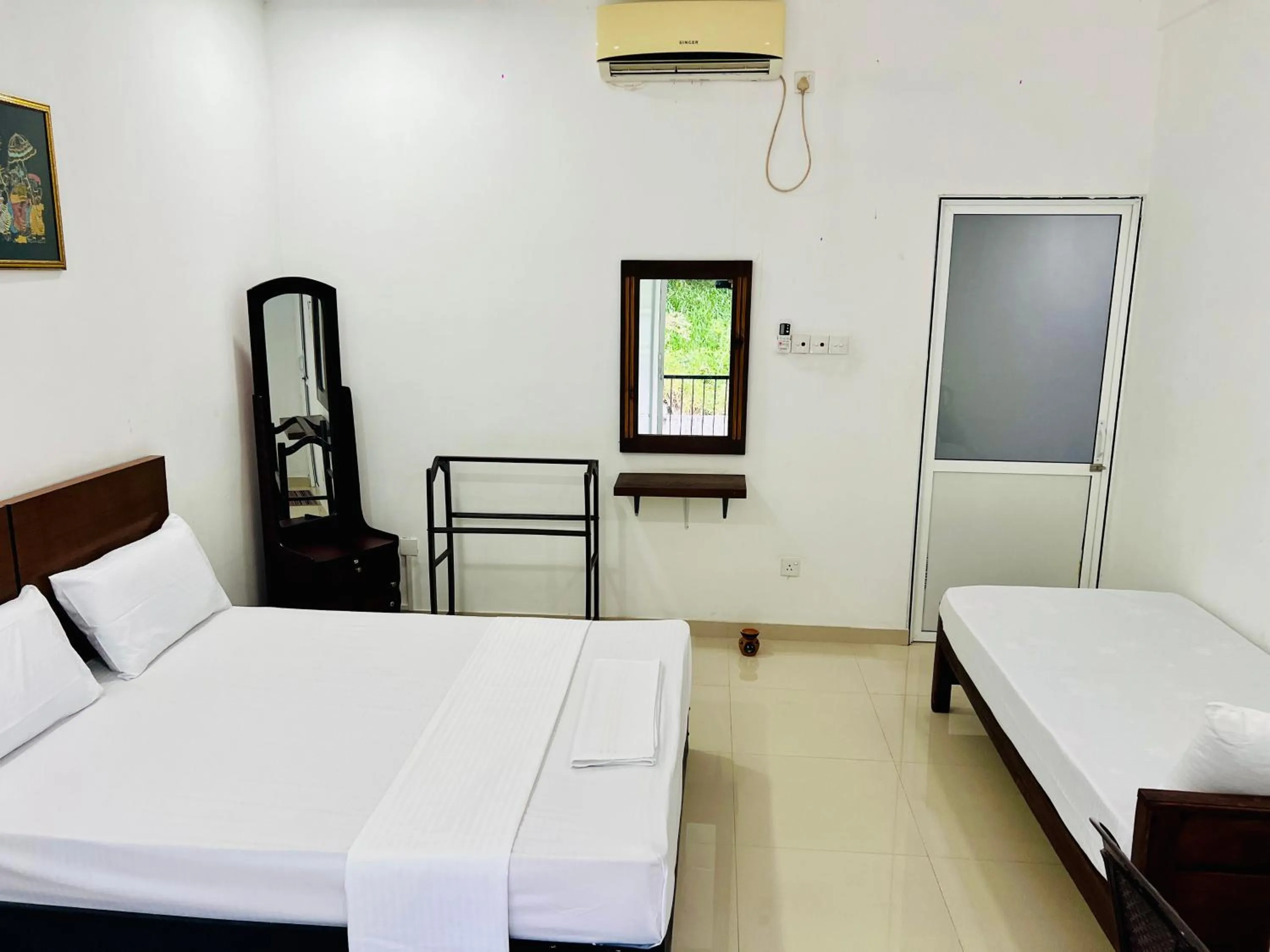 Bed in Eco Resort Kandy