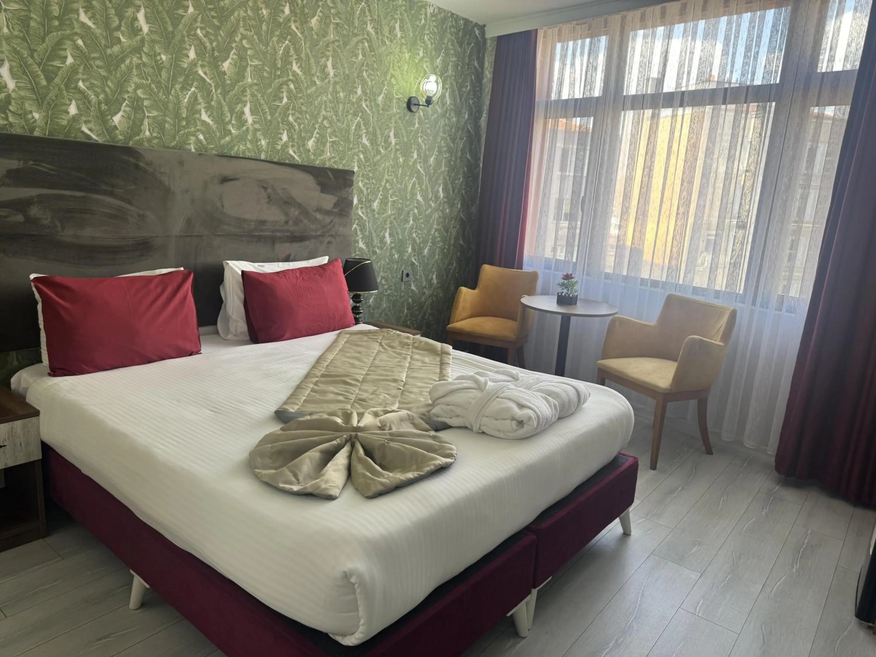 Bed in Galata Greenland Hotel