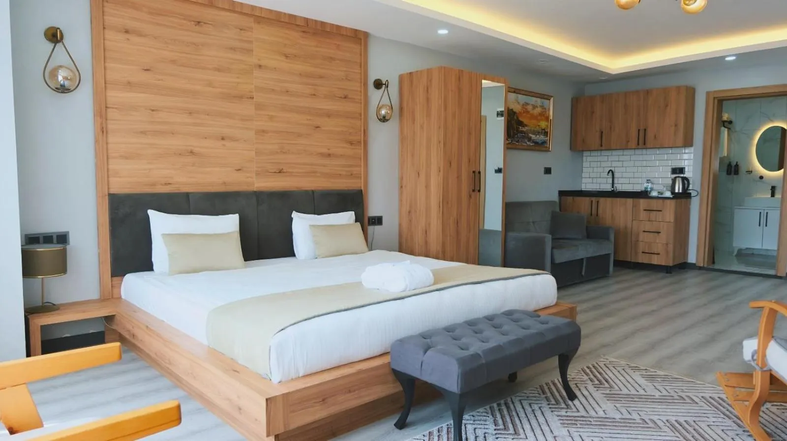 Bed in Galata Greenland Hotel