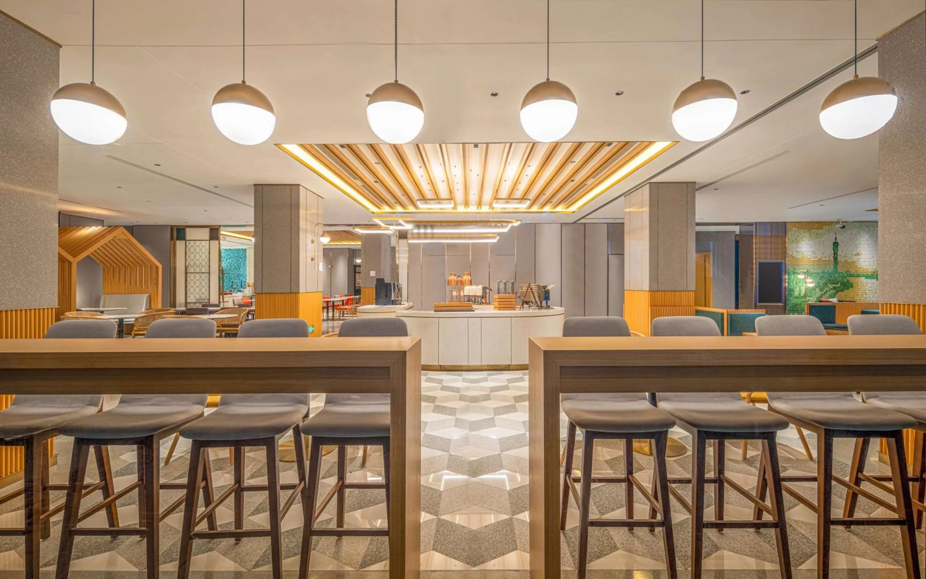 Lobby or reception in Hilton Garden Inn Guangzhou Airport Aerotropolis - Free shuttle to Airport