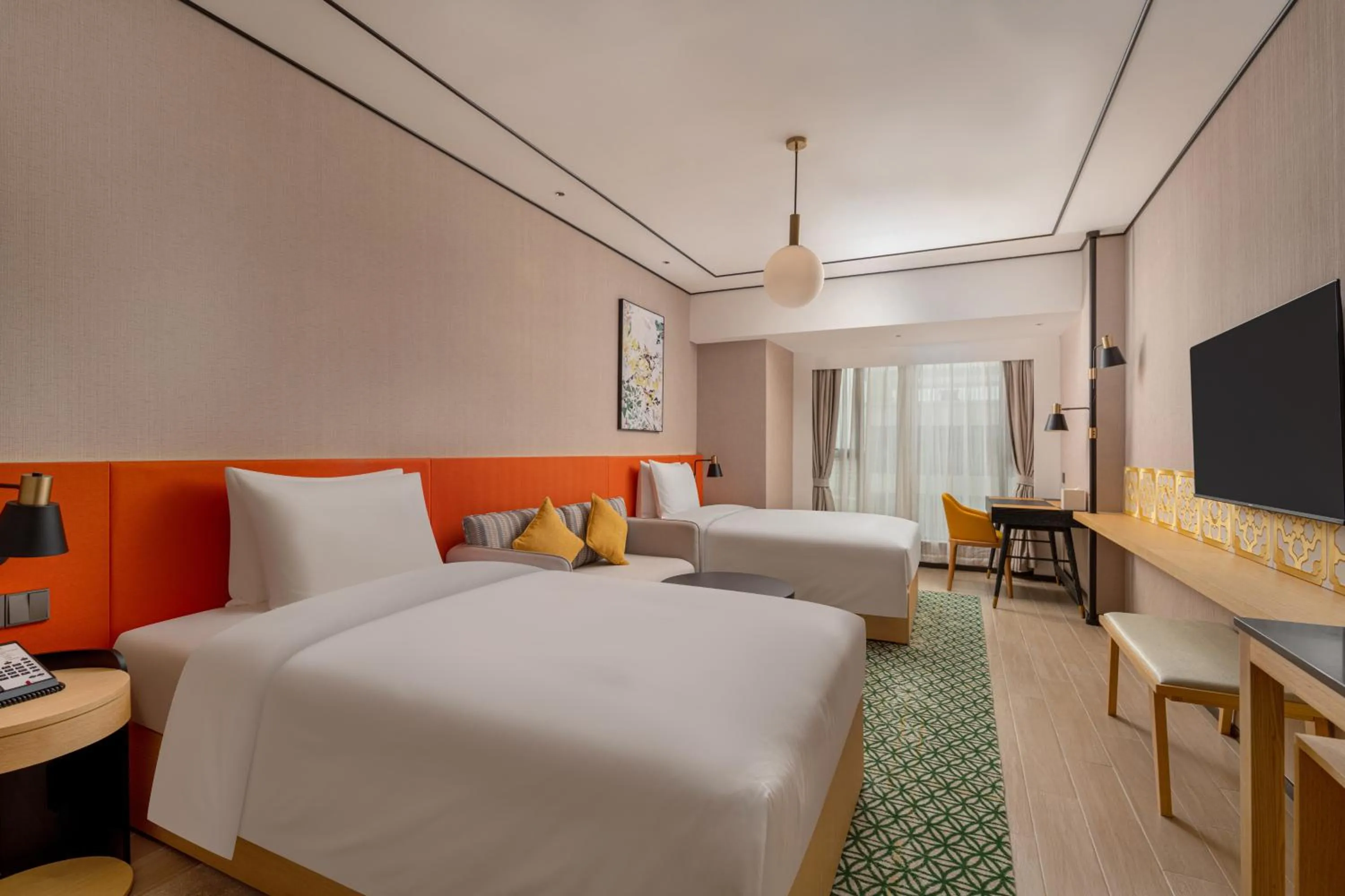 Bed in Hilton Garden Inn Guangzhou Airport Aerotropolis - Free shuttle to Airport