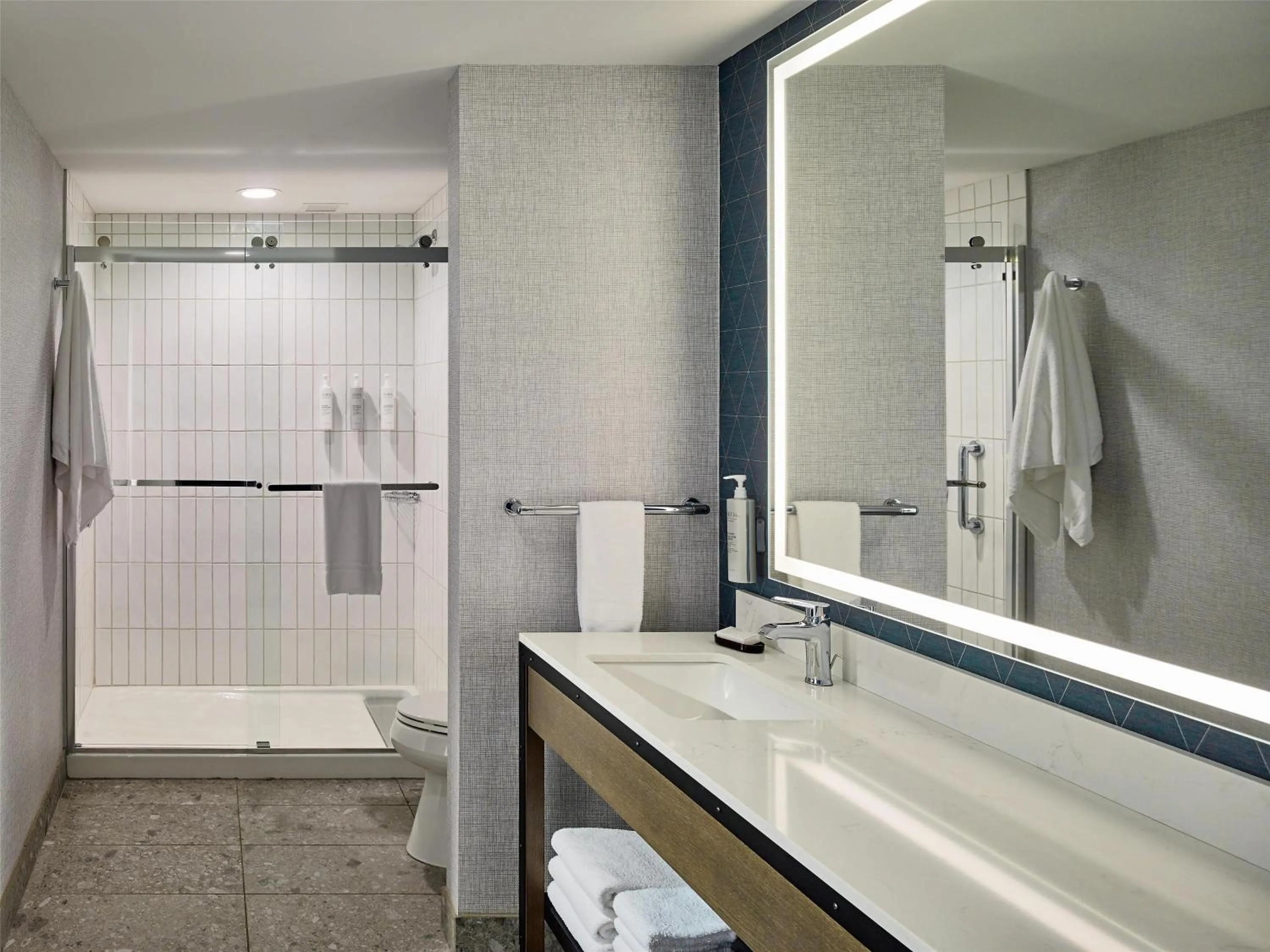 Bathroom in Embassy Suites By Hilton Gatlinburg Resort