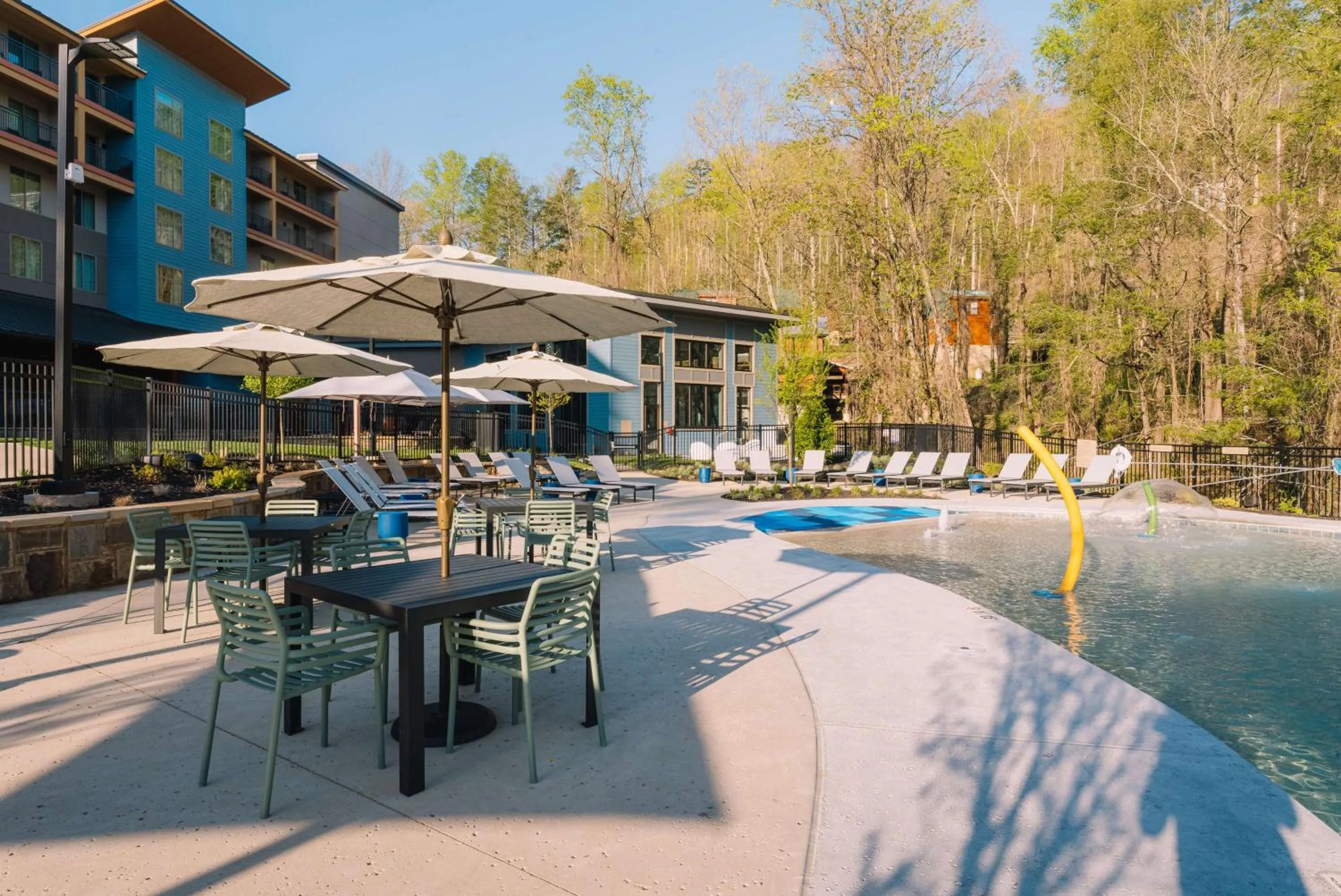 Pool view in Embassy Suites By Hilton Gatlinburg Resort