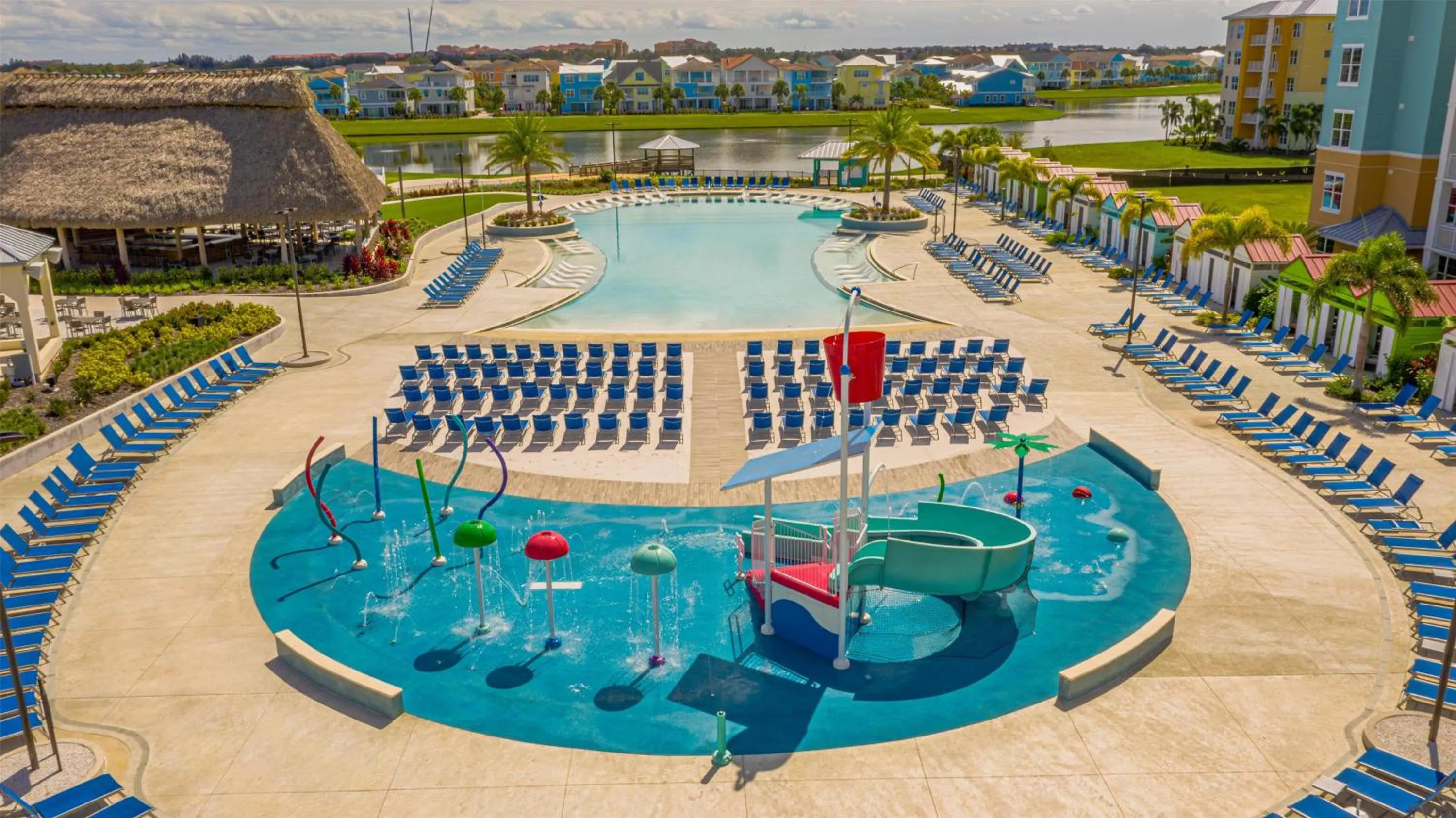 Pool view in Embassy Suites By Hilton Orlando Sunset Walk