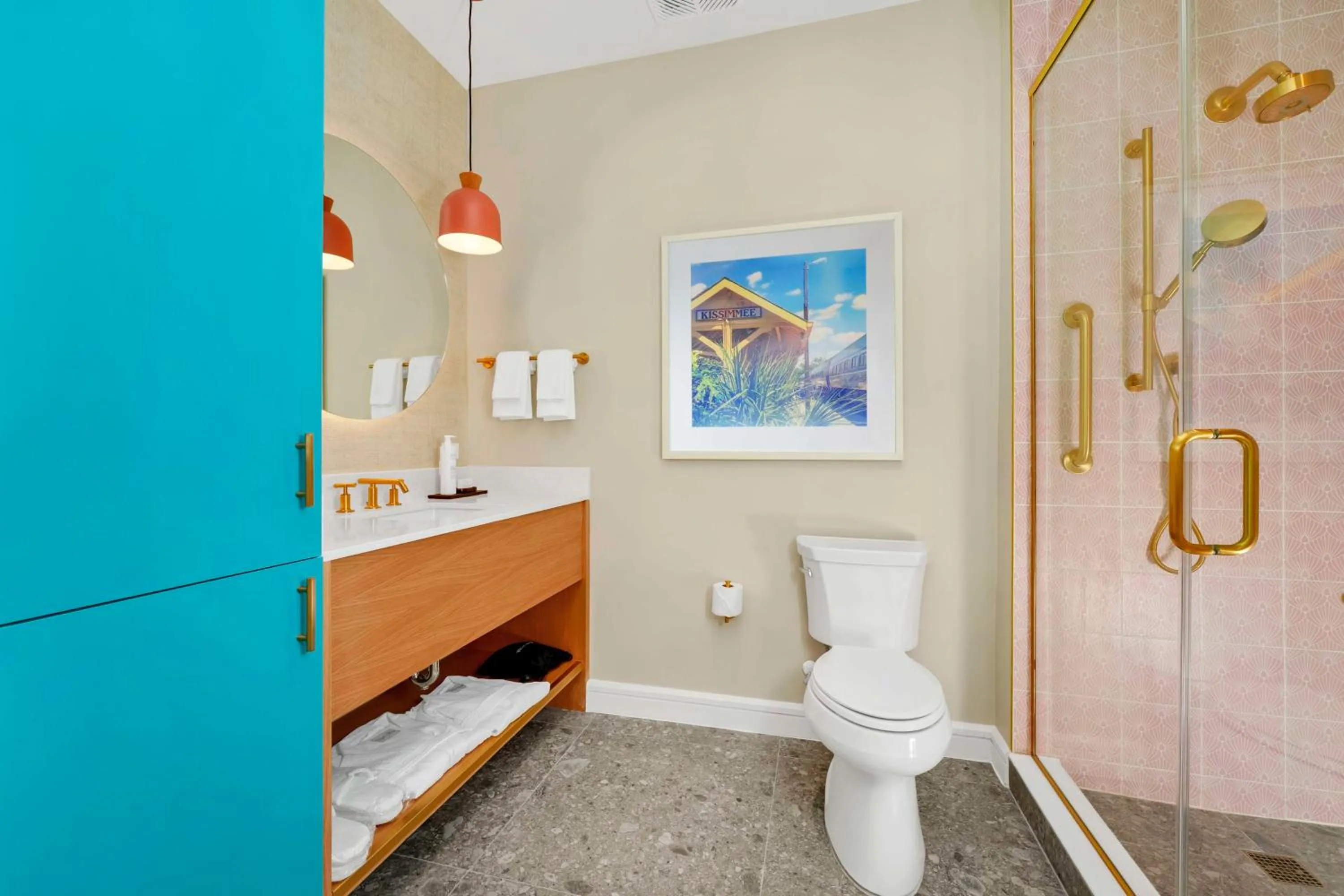 Bathroom in Embassy Suites By Hilton Orlando Sunset Walk