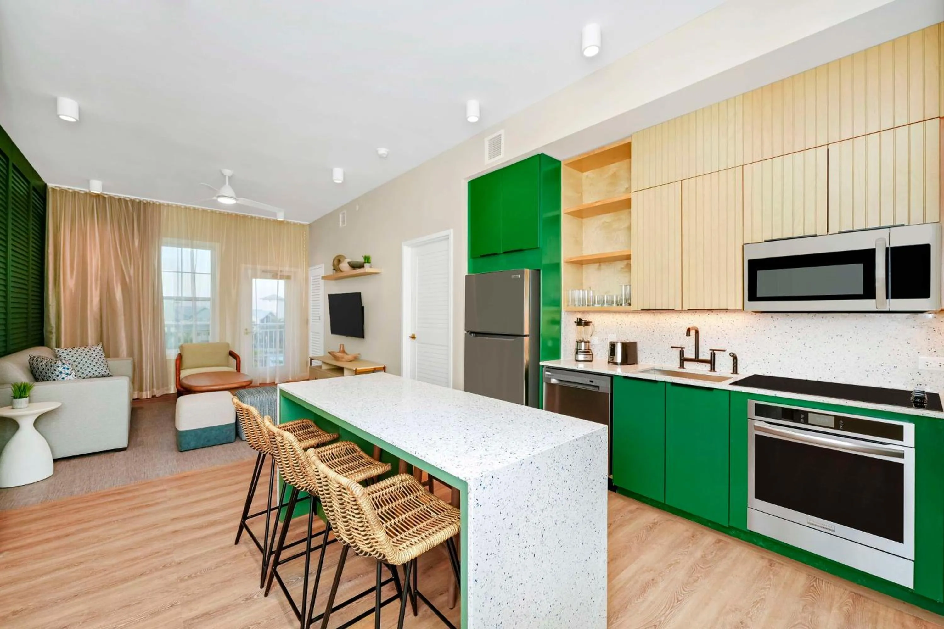 Living room in Embassy Suites By Hilton Orlando Sunset Walk