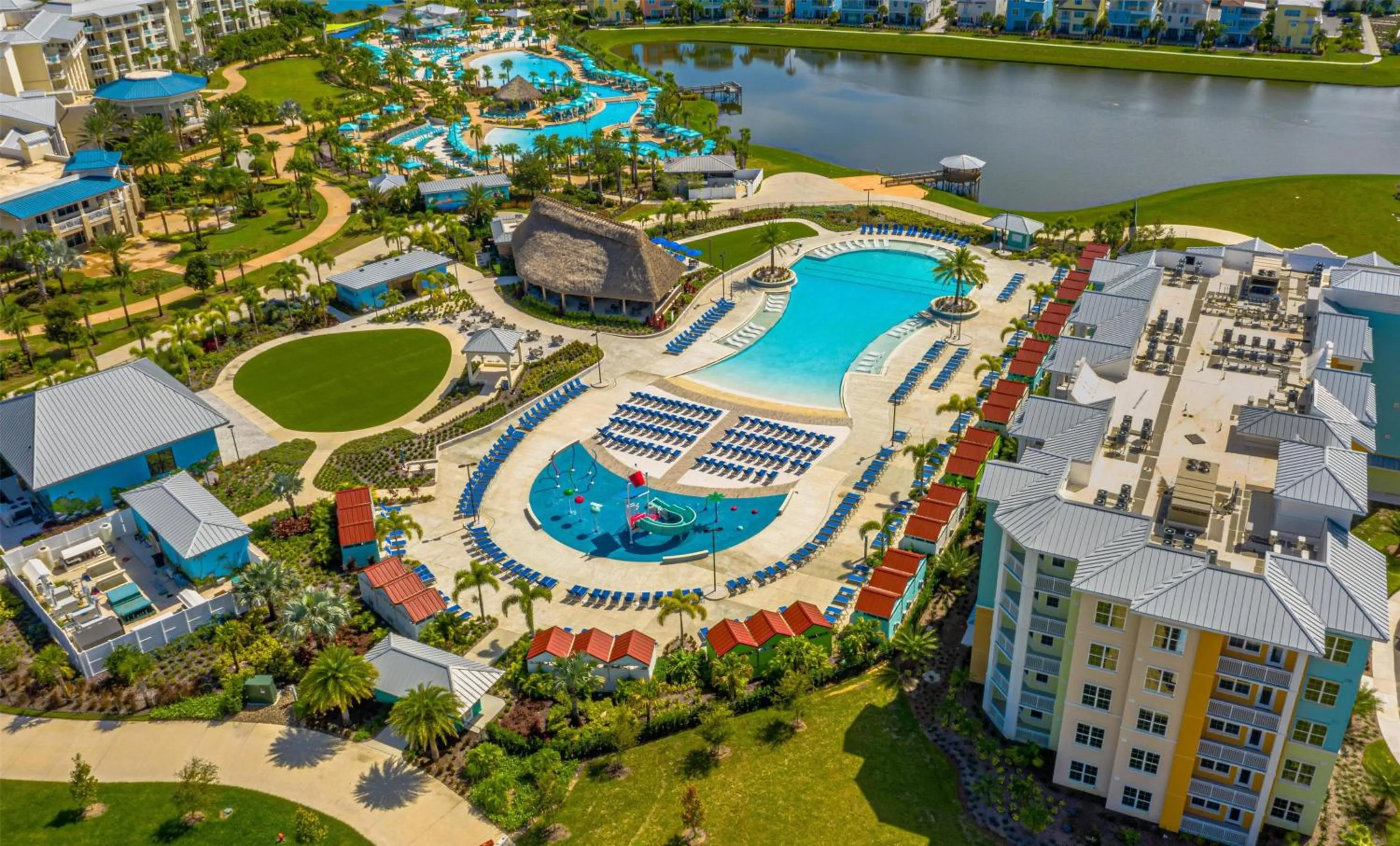 Pool view in Embassy Suites By Hilton Orlando Sunset Walk