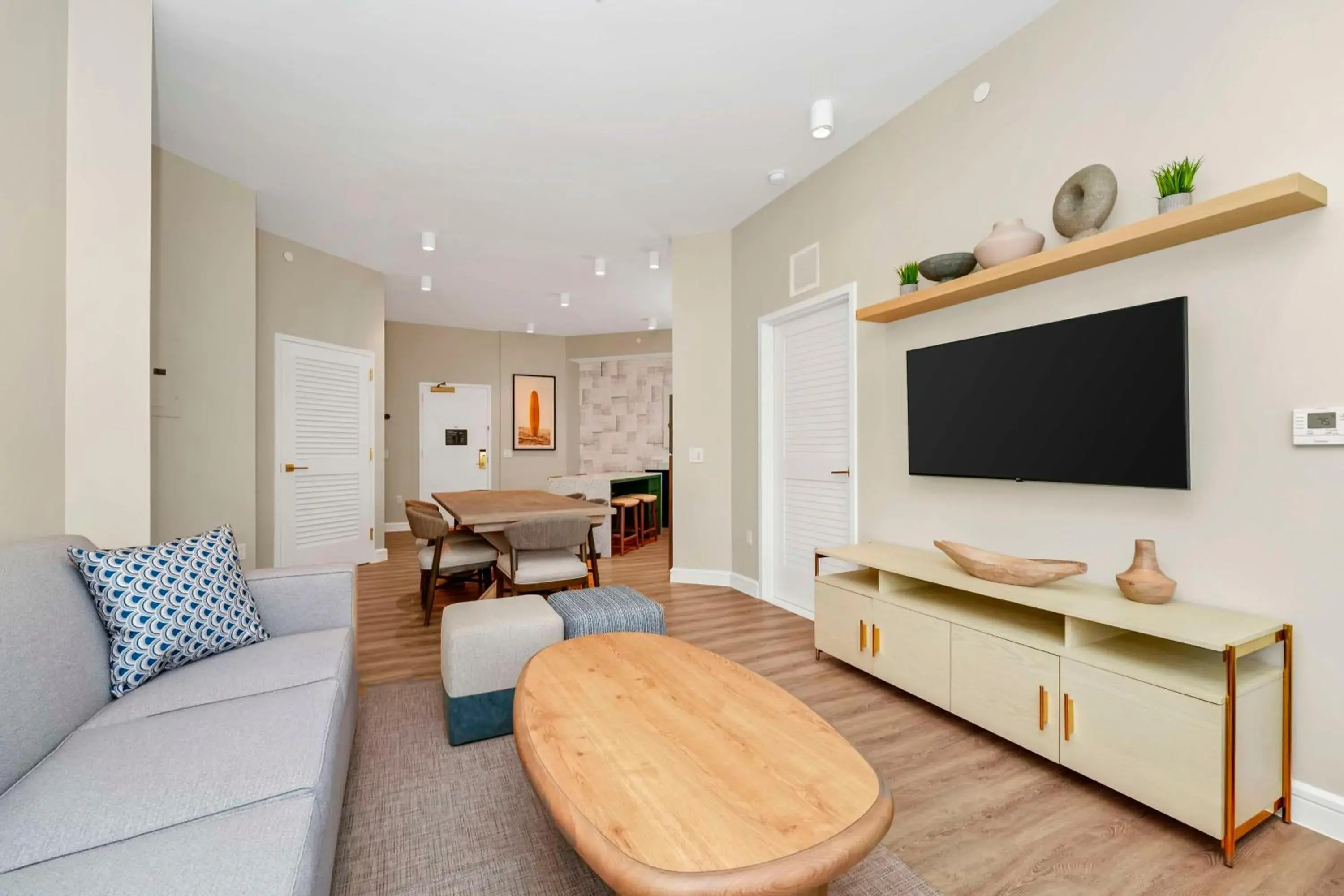 Two-Bedroom Corner King Suite with Two Queen Beds and Sofa - Kitchen in Embassy Suites By Hilton Orlando Sunset Walk Two-Bedroom Corner King Suite with Two Queen Beds and Sofa - Kitchen in Embassy Suites By Hilton Orlando Sunset Walk