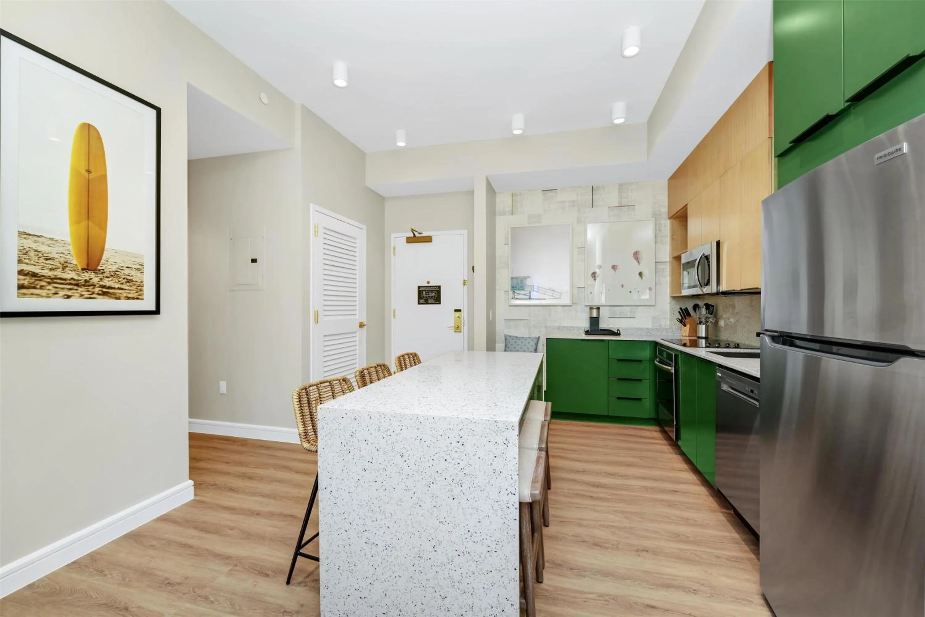 Kitchen or kitchenette in Embassy Suites By Hilton Orlando Sunset Walk