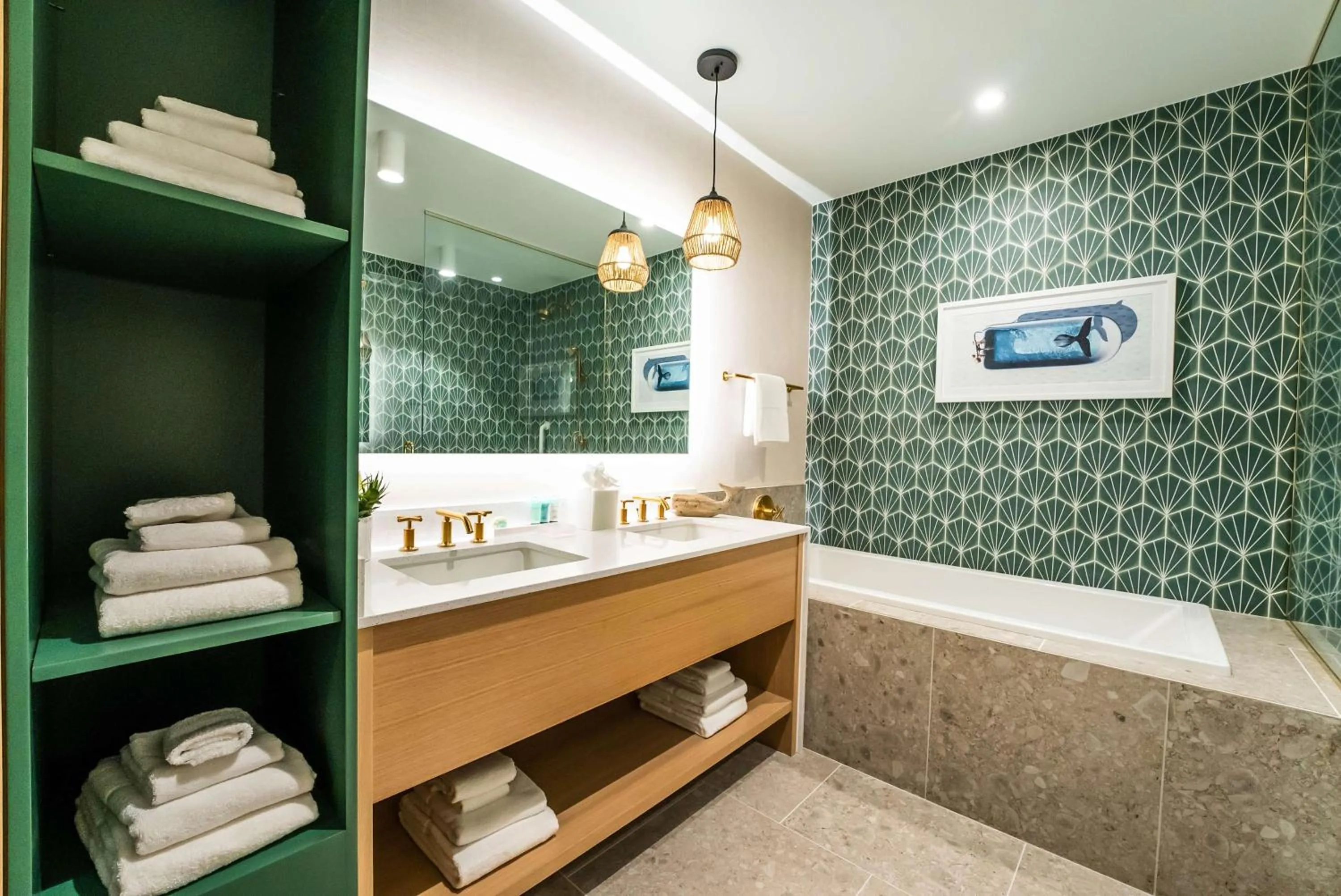 Bathroom in Embassy Suites By Hilton Orlando Sunset Walk