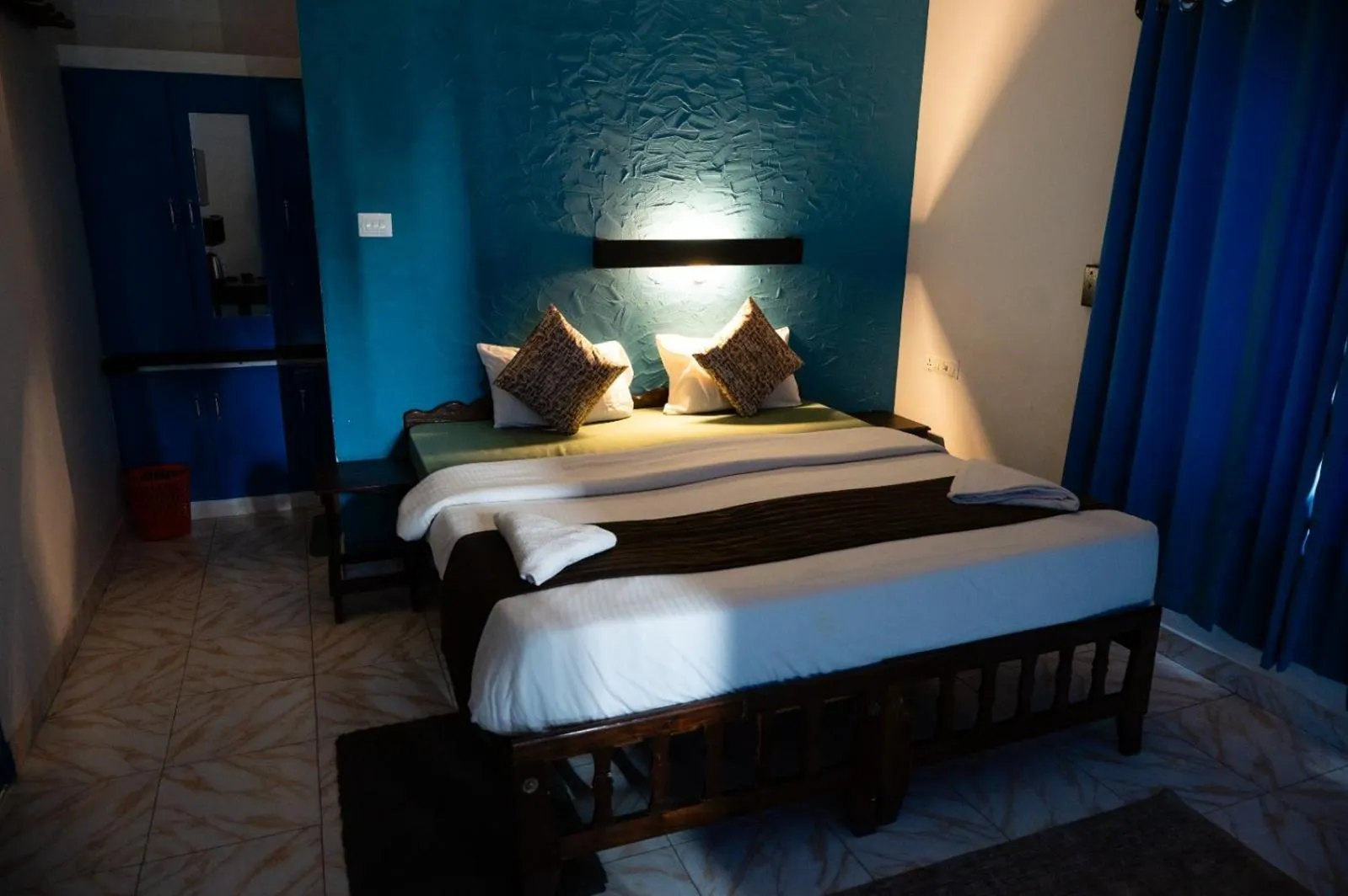 Bedroom, Bed in Sky Frame Beach Resort