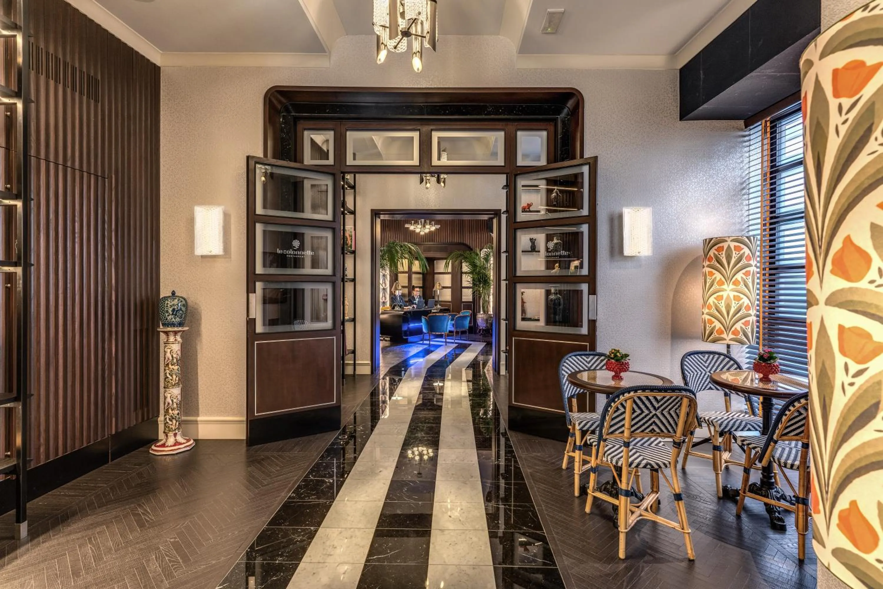 Lobby or reception in TB Place Roma