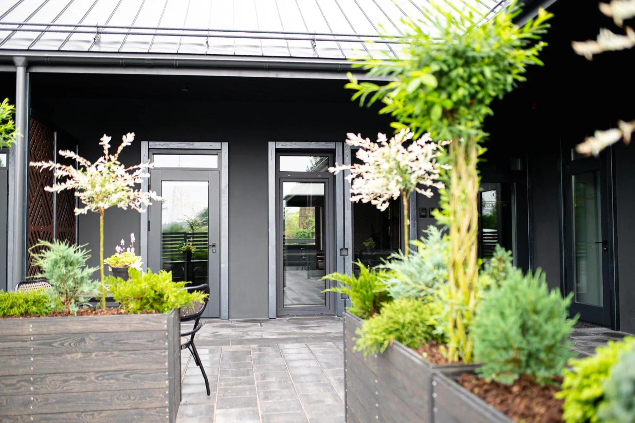 Patio in Hotel Gothards