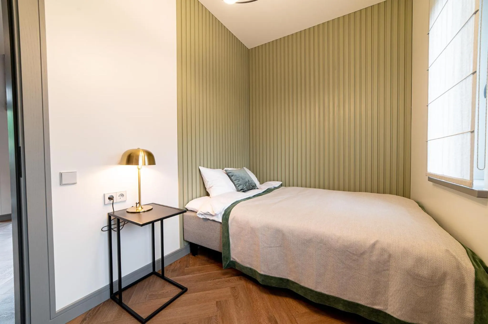 Bed in Hotel Gothards