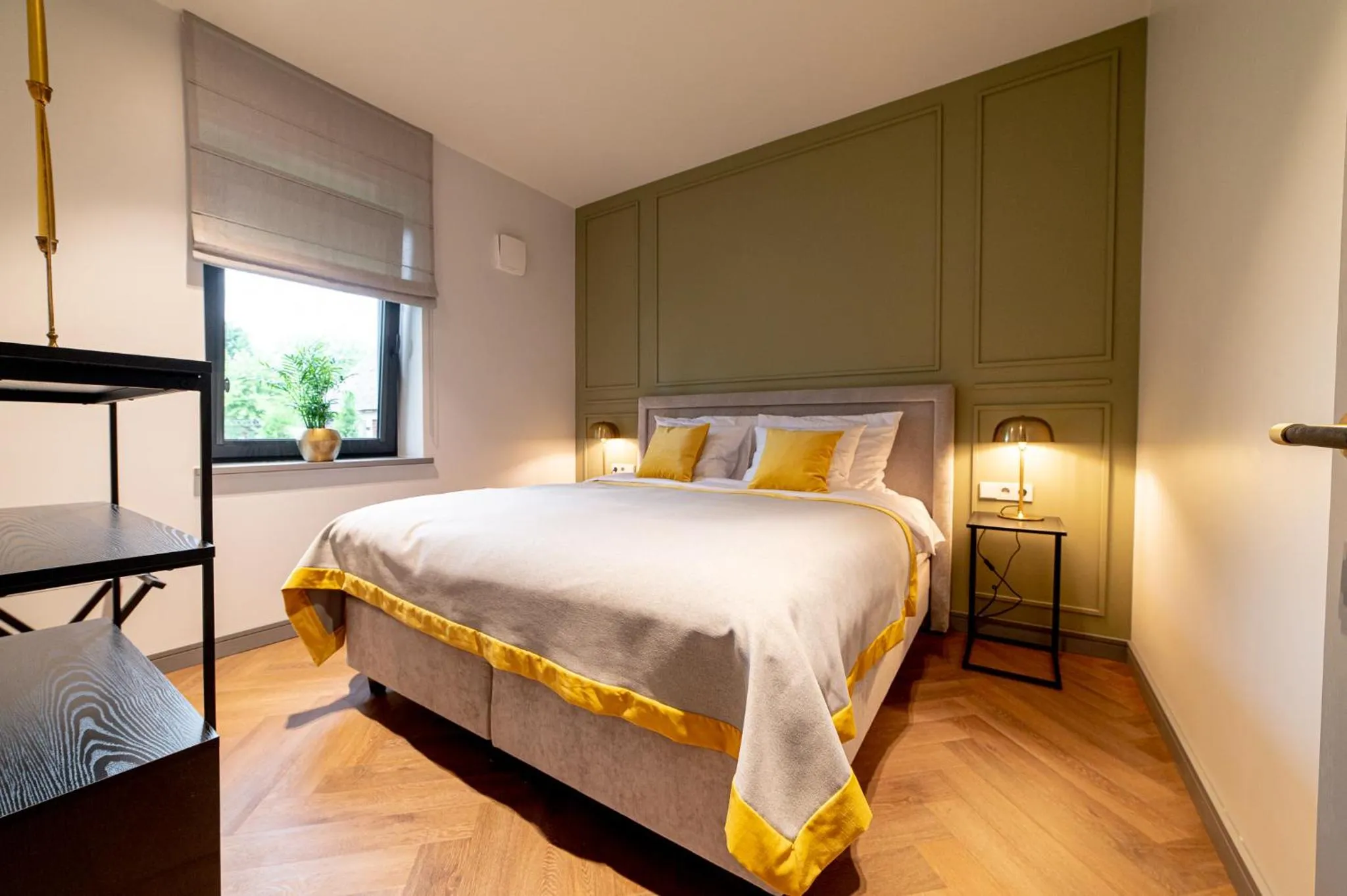 Bed in Hotel Gothards