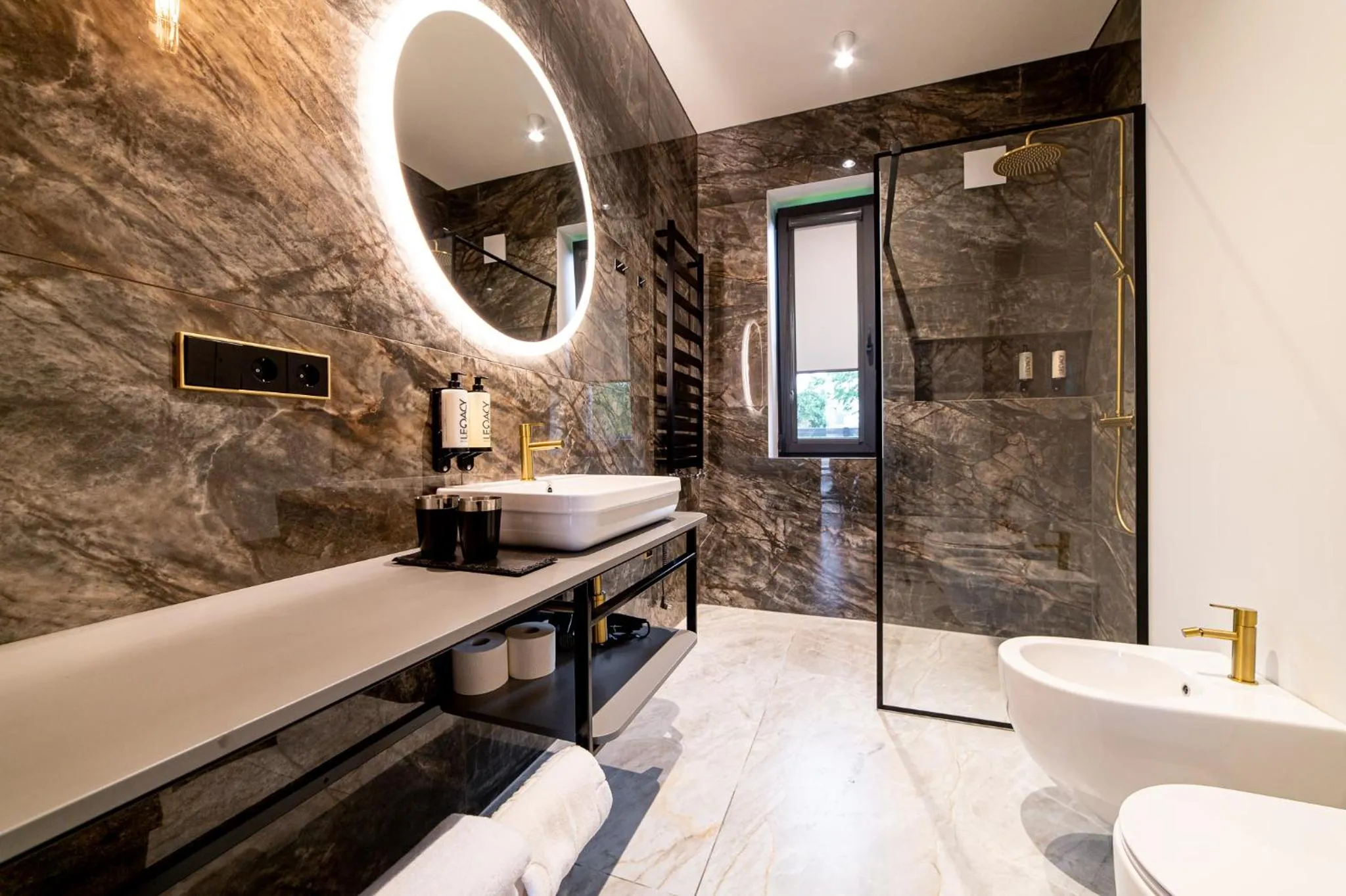 Bathroom in Hotel Gothards