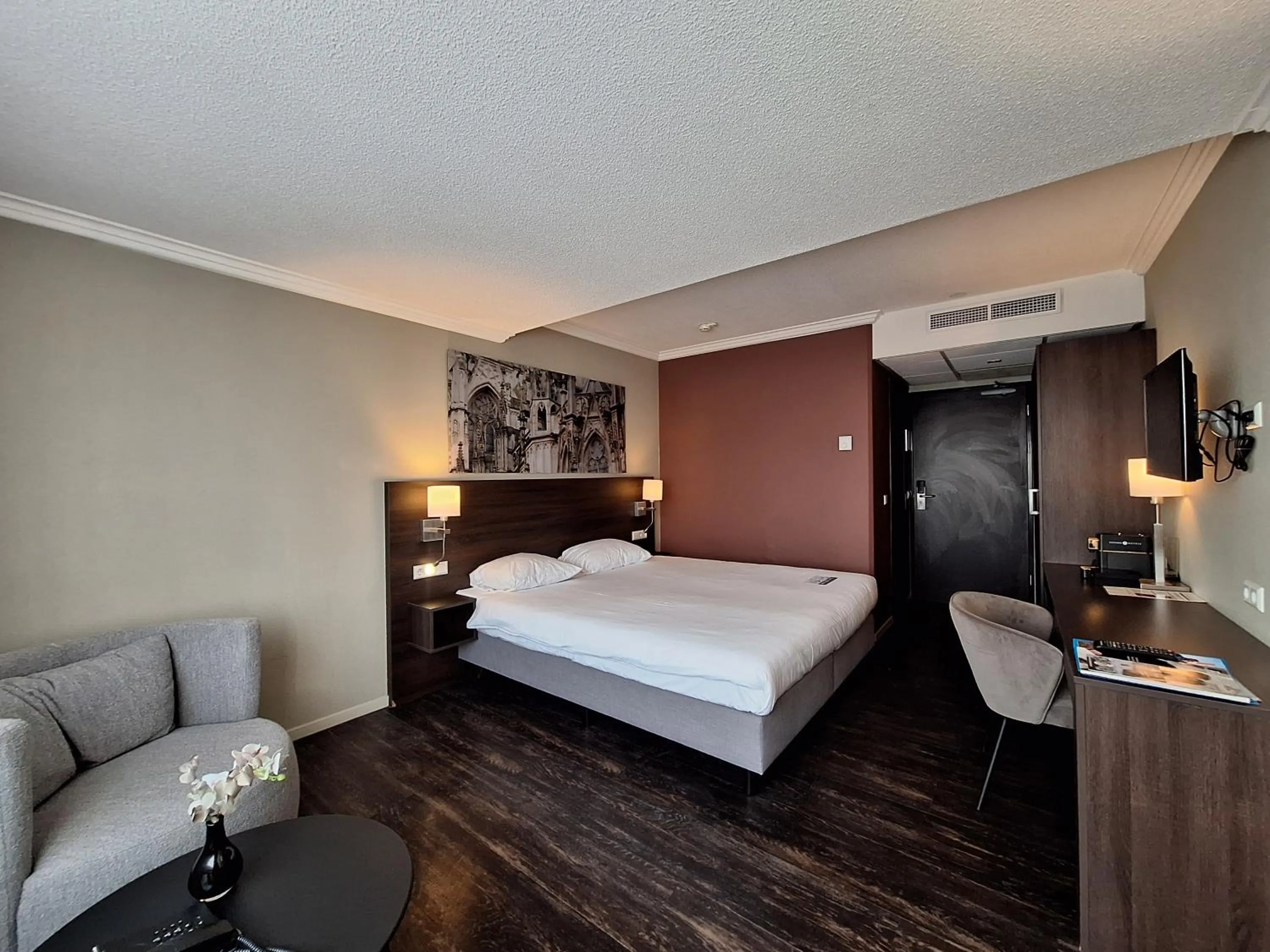 Bedroom, Bed in Fletcher Hotel-Restaurant ‘s-Hertogenbosch