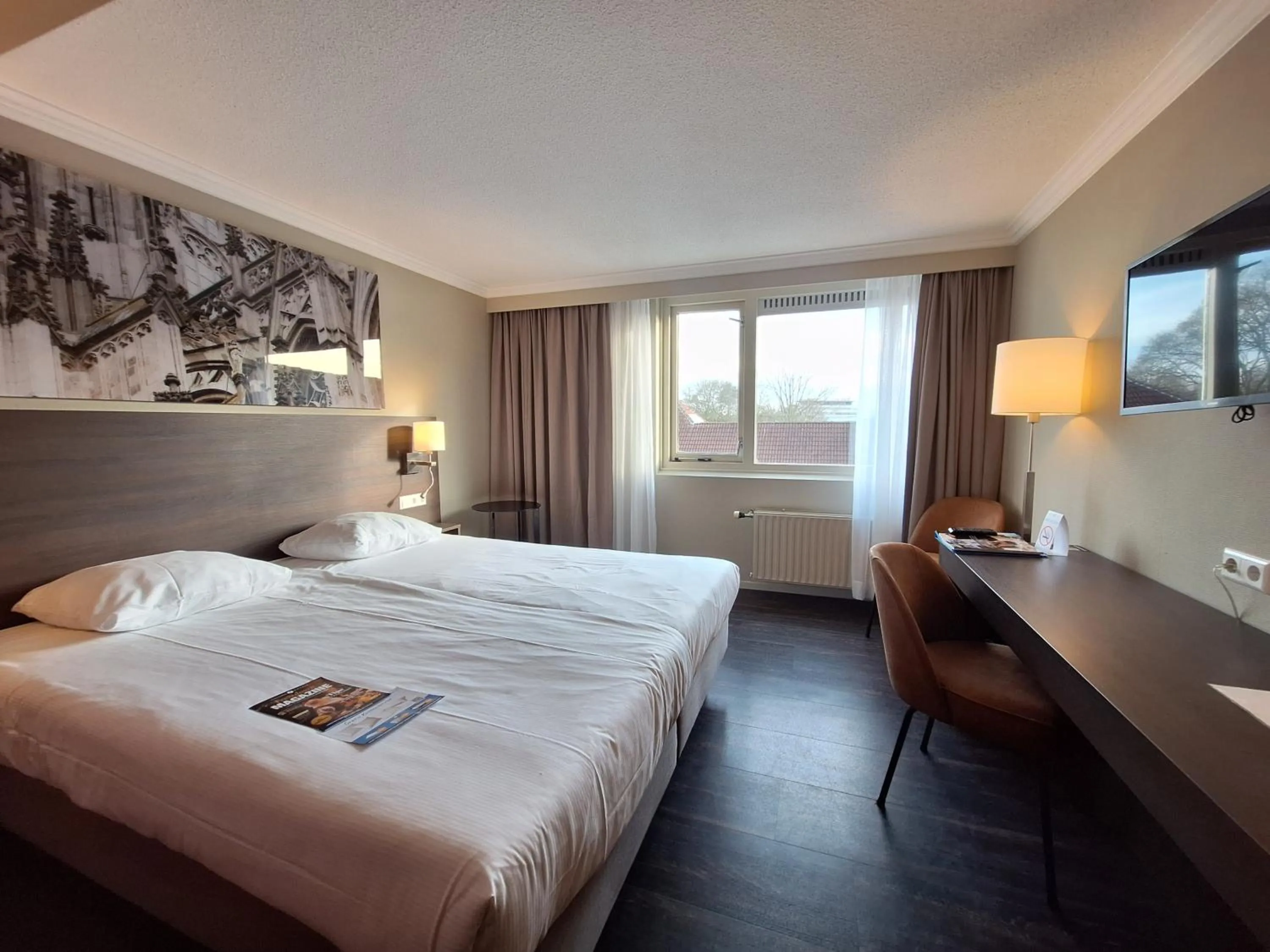 Bedroom, Bed in Fletcher Hotel-Restaurant ‘s-Hertogenbosch