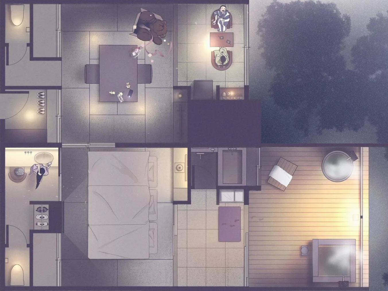 Floor plan in Mizumari