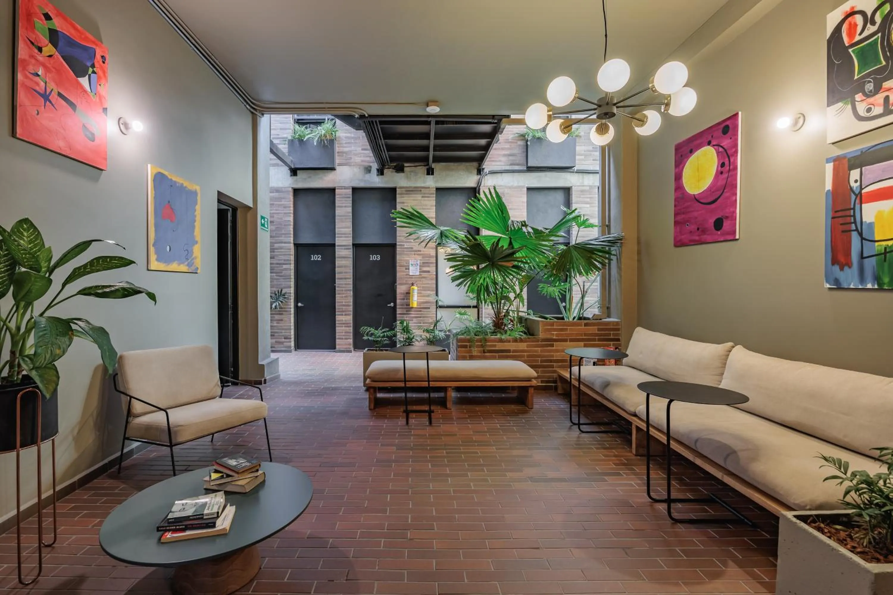 Living room in The Somos Flats Laureles
