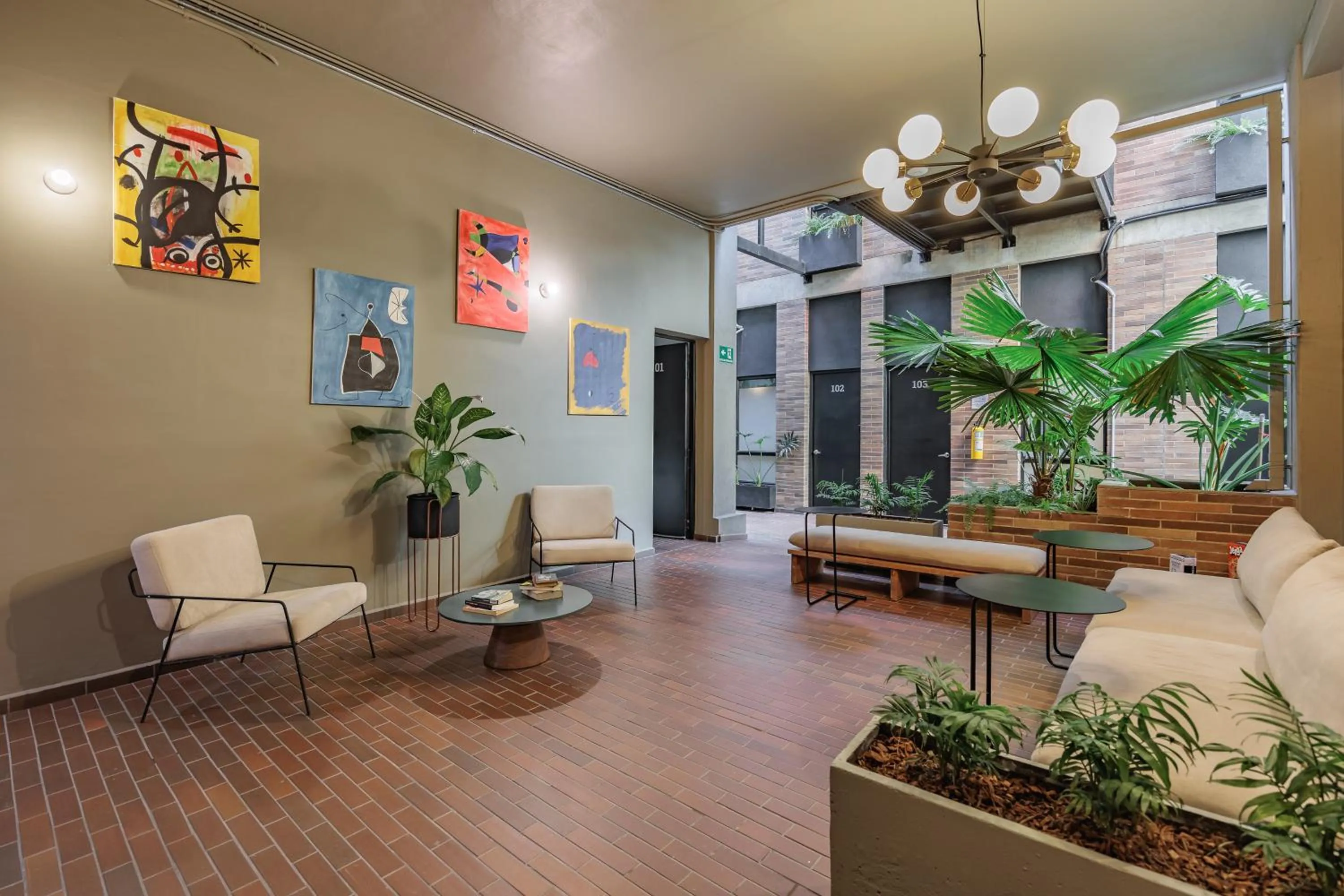 Living room in The Somos Flats Laureles
