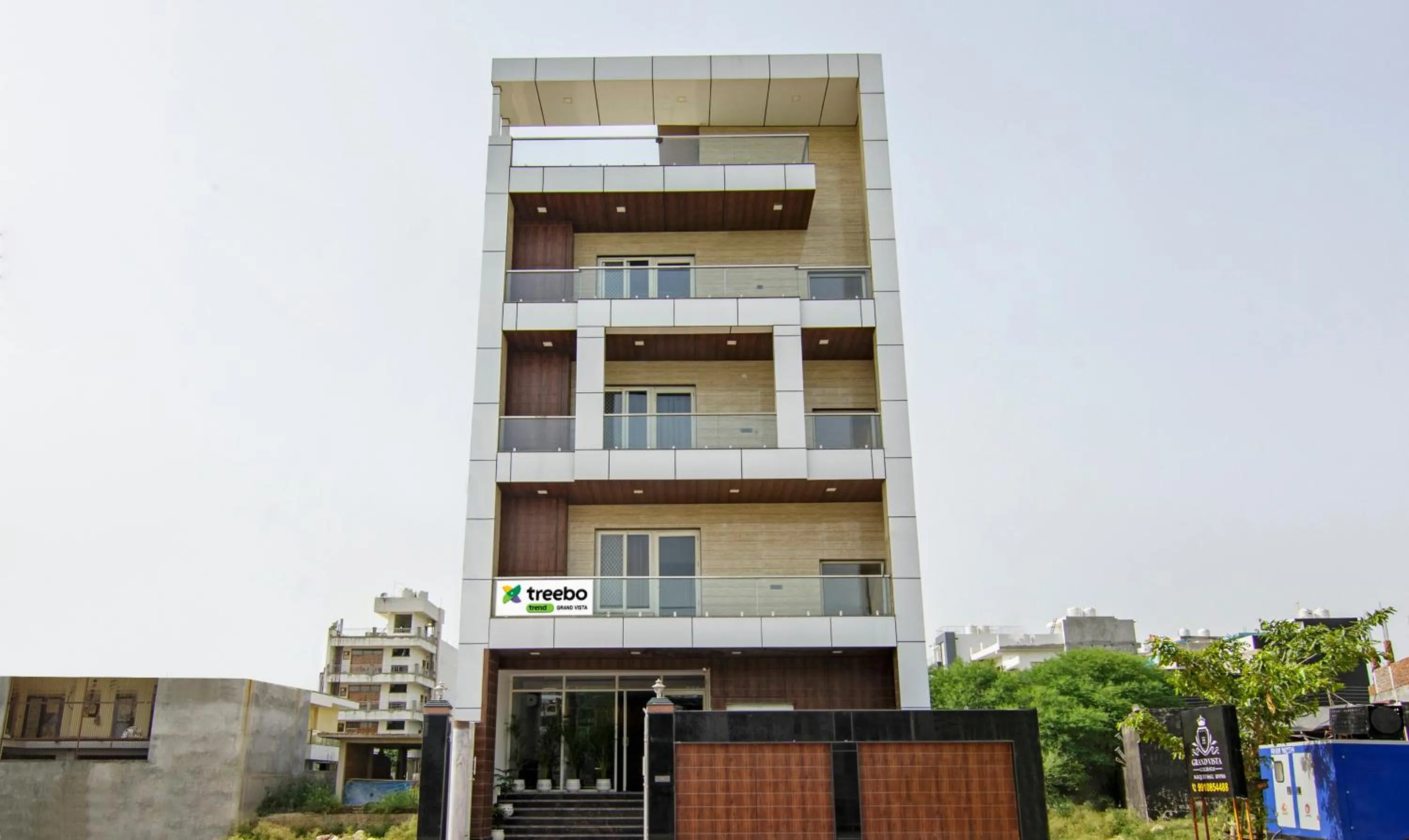 Facade/entrance in Treebo Grand Vista - 63A