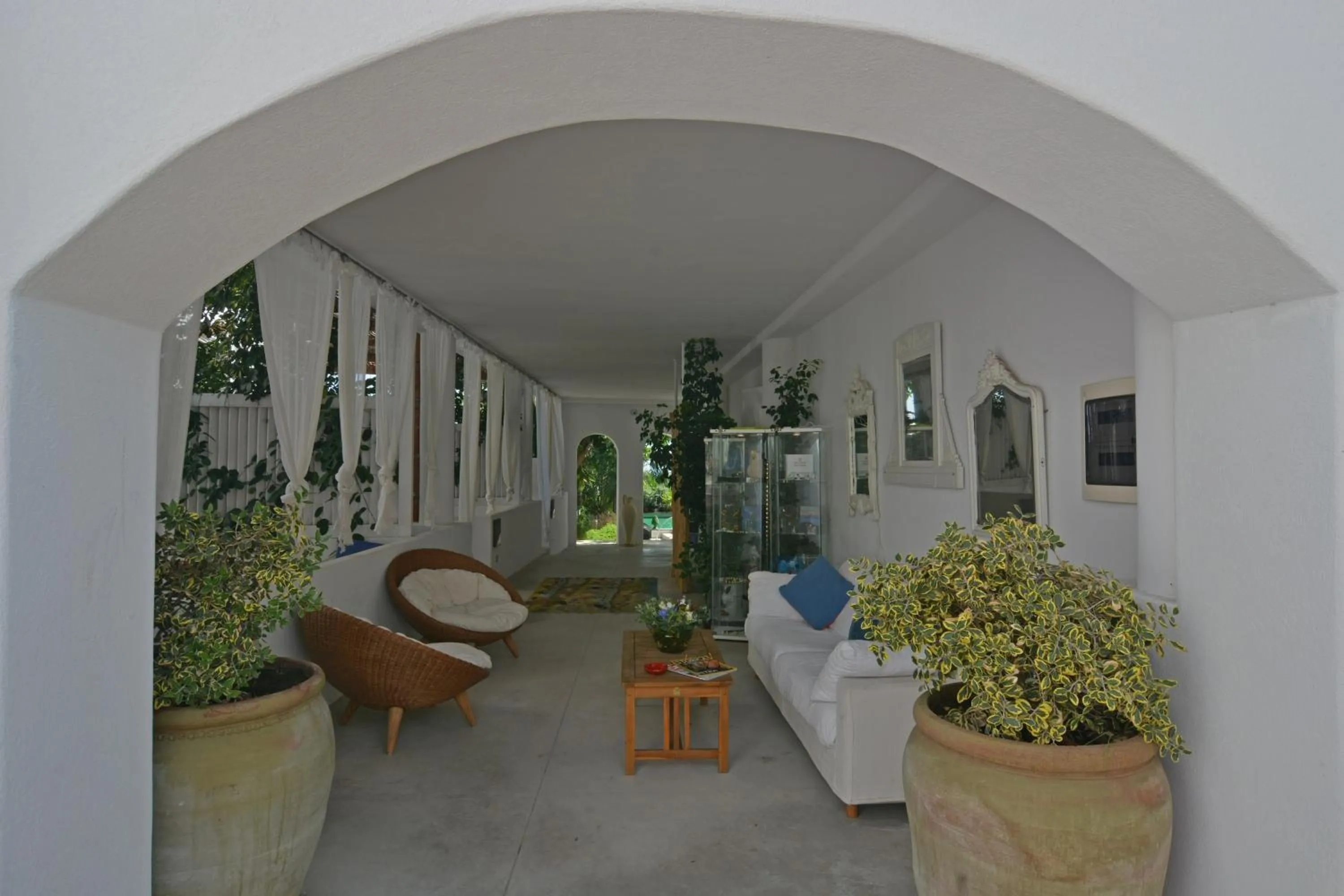 Facade/entrance in Il Gabbiano Relais in Stromboli