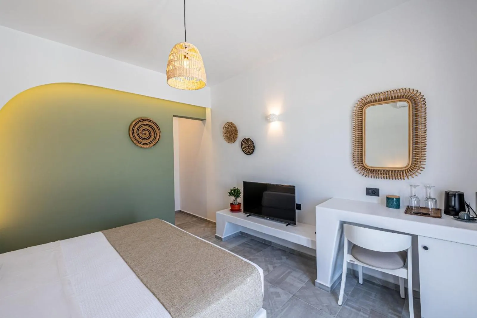 Bed in Bonsai Luxury Suites