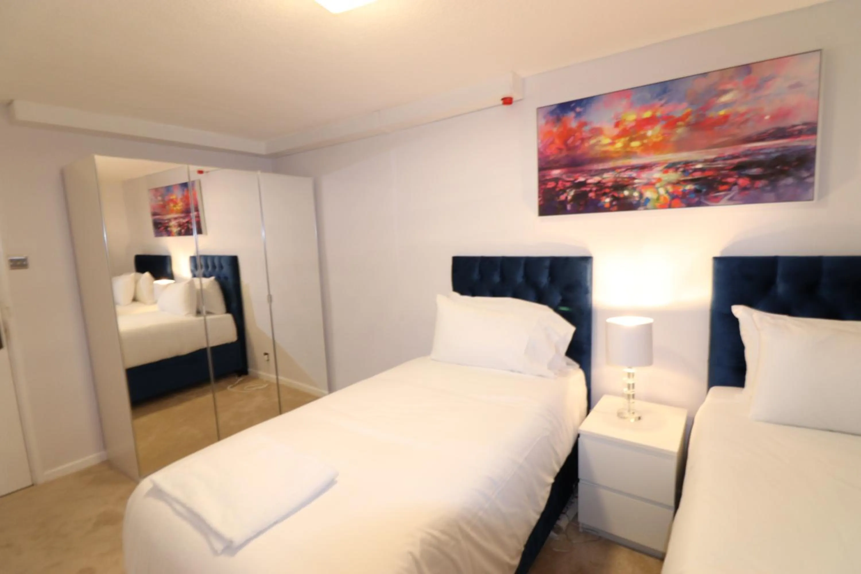 Bedroom, Bed in London Central Modern Apartment Charlton