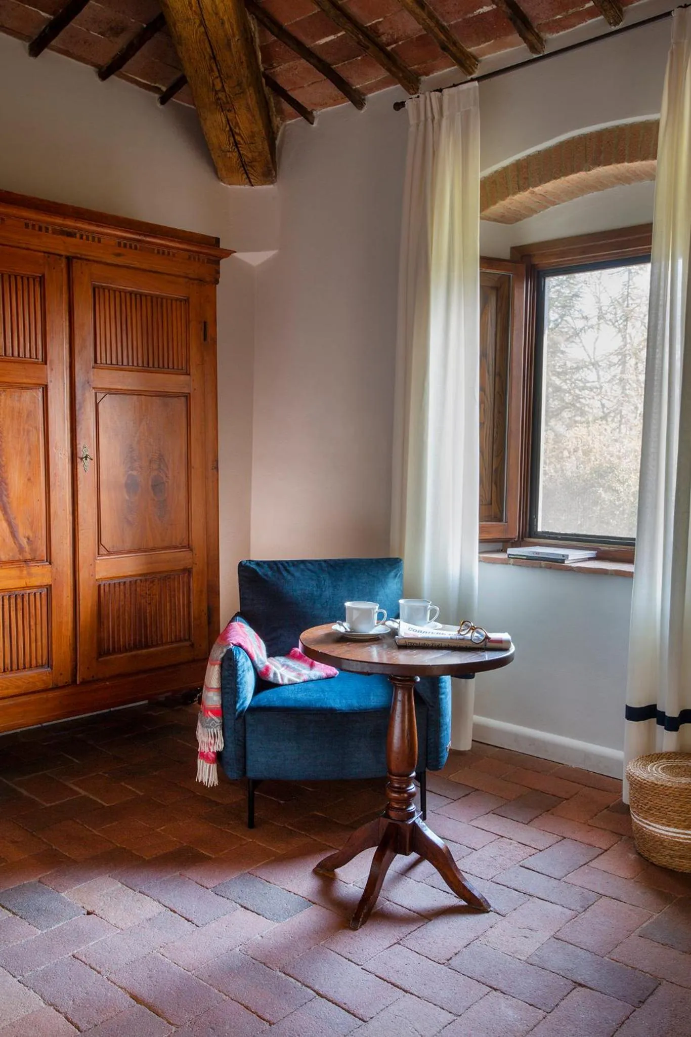 Bedroom in La Corte del Chianti Classico
