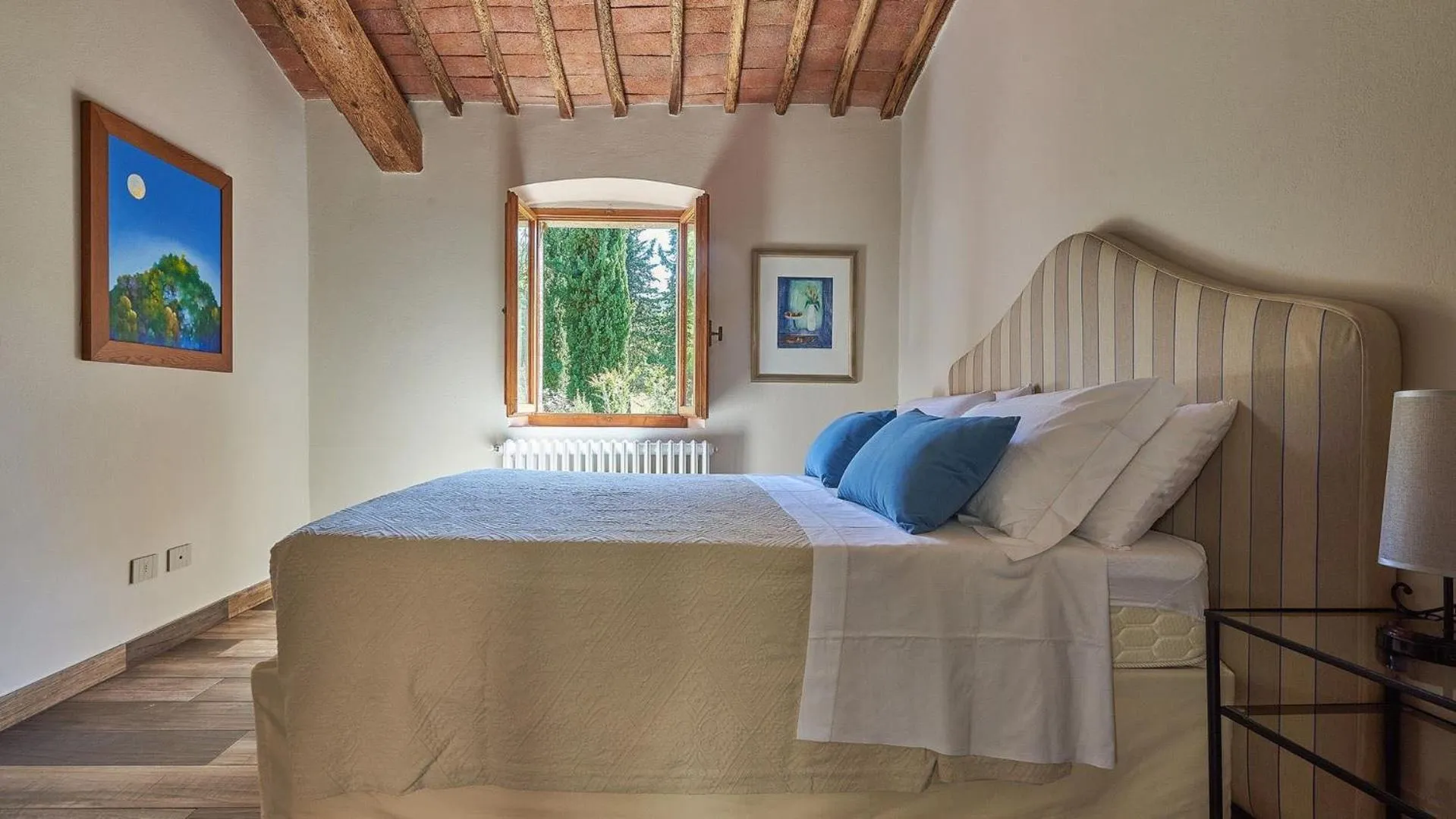 Bedroom, Bed in La Corte del Chianti Classico