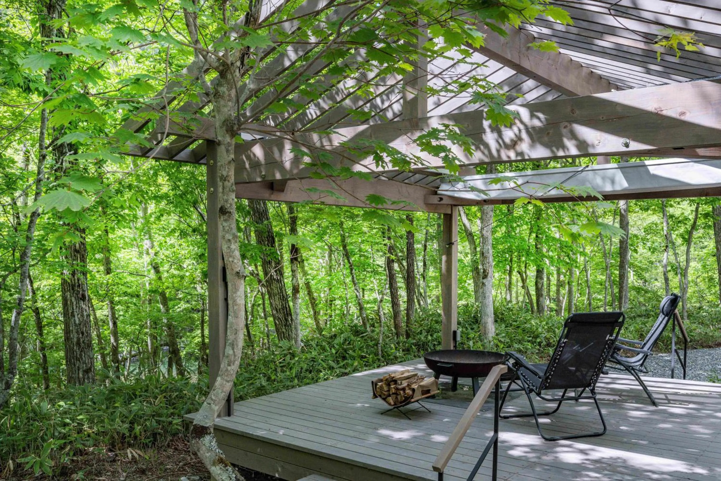 Natural landscape in Moving Inn Tokachi Kitanomori