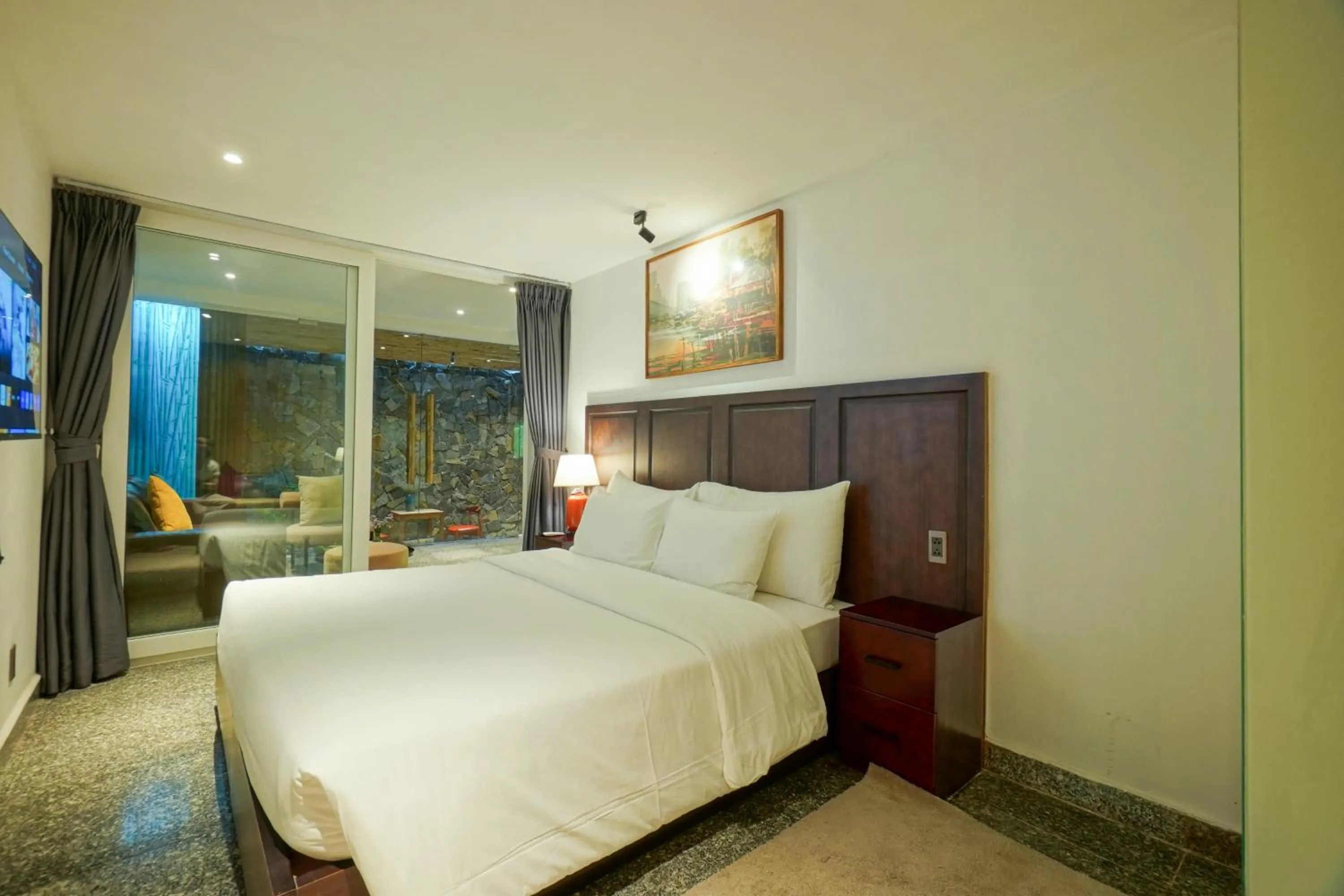 Bed in Nexus House Lang Bao Chi