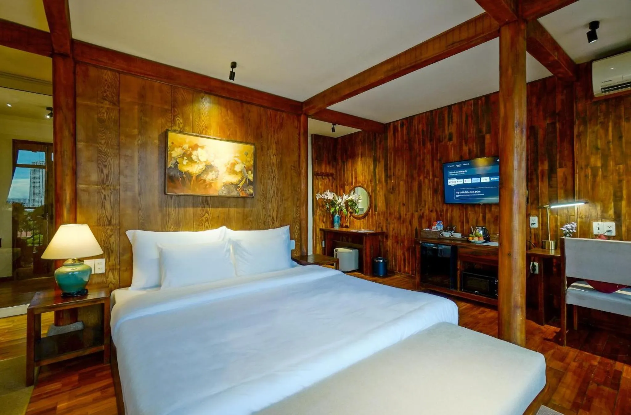 Bed in Nexus House Lang Bao Chi